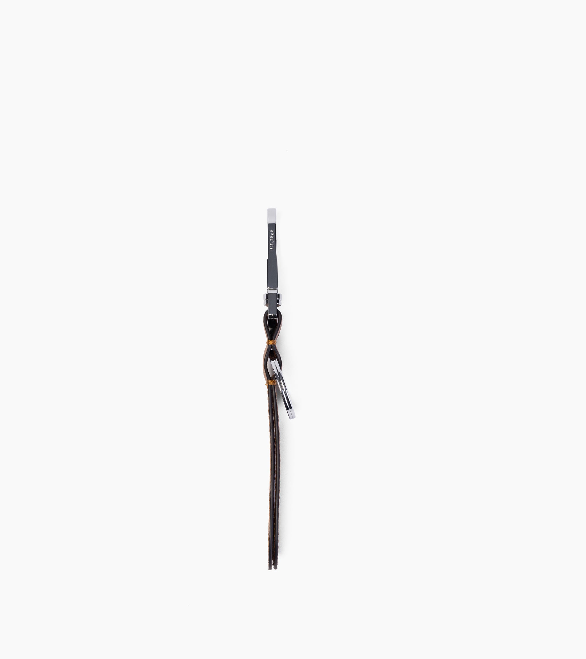 Key holder in grained leather