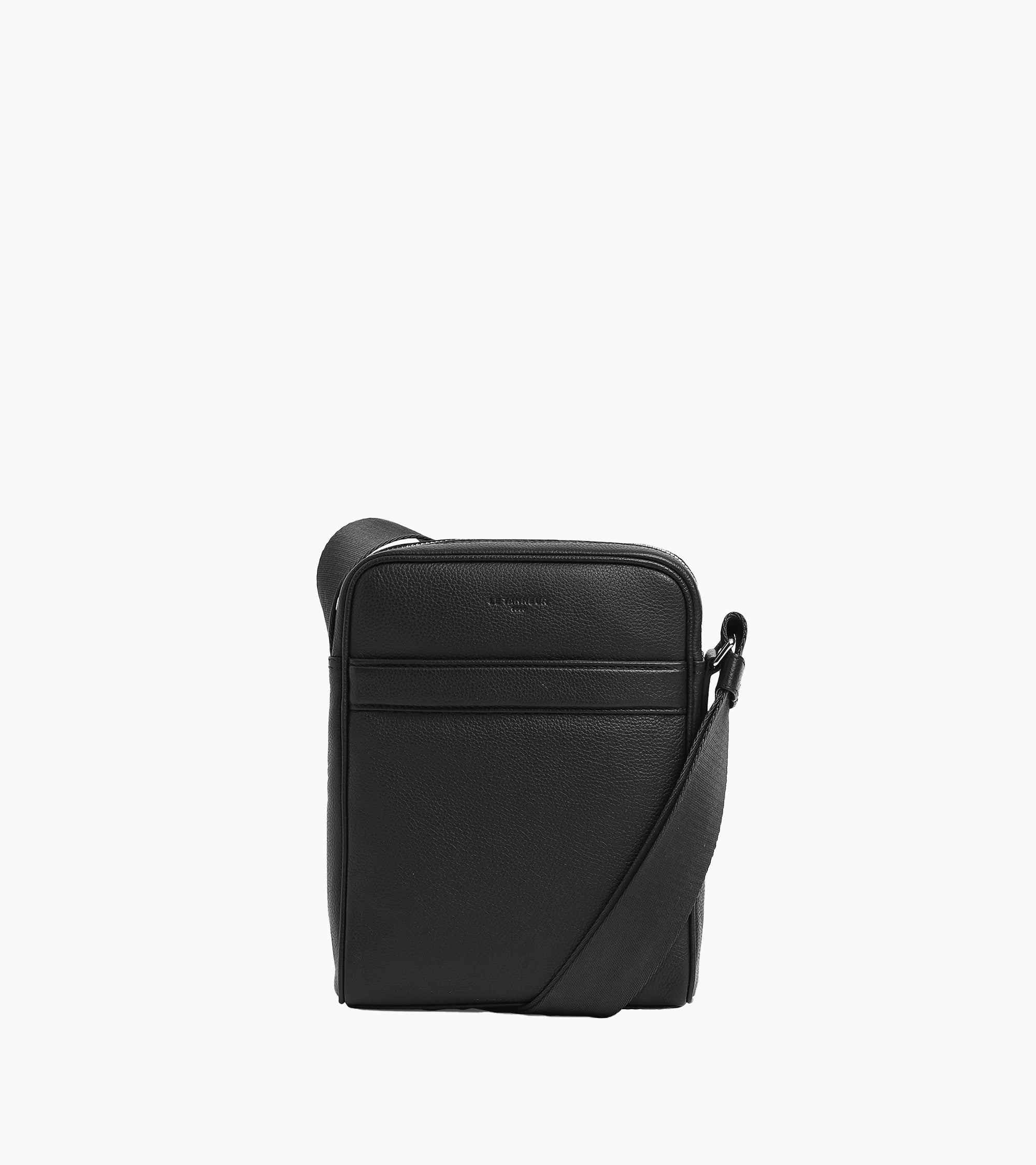 Medium cross body Charles pebbled leather bag