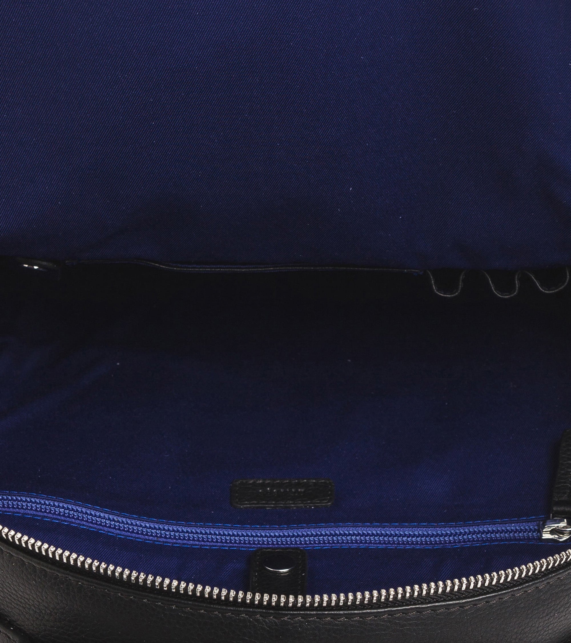 Charles zipped backpack in grained leather