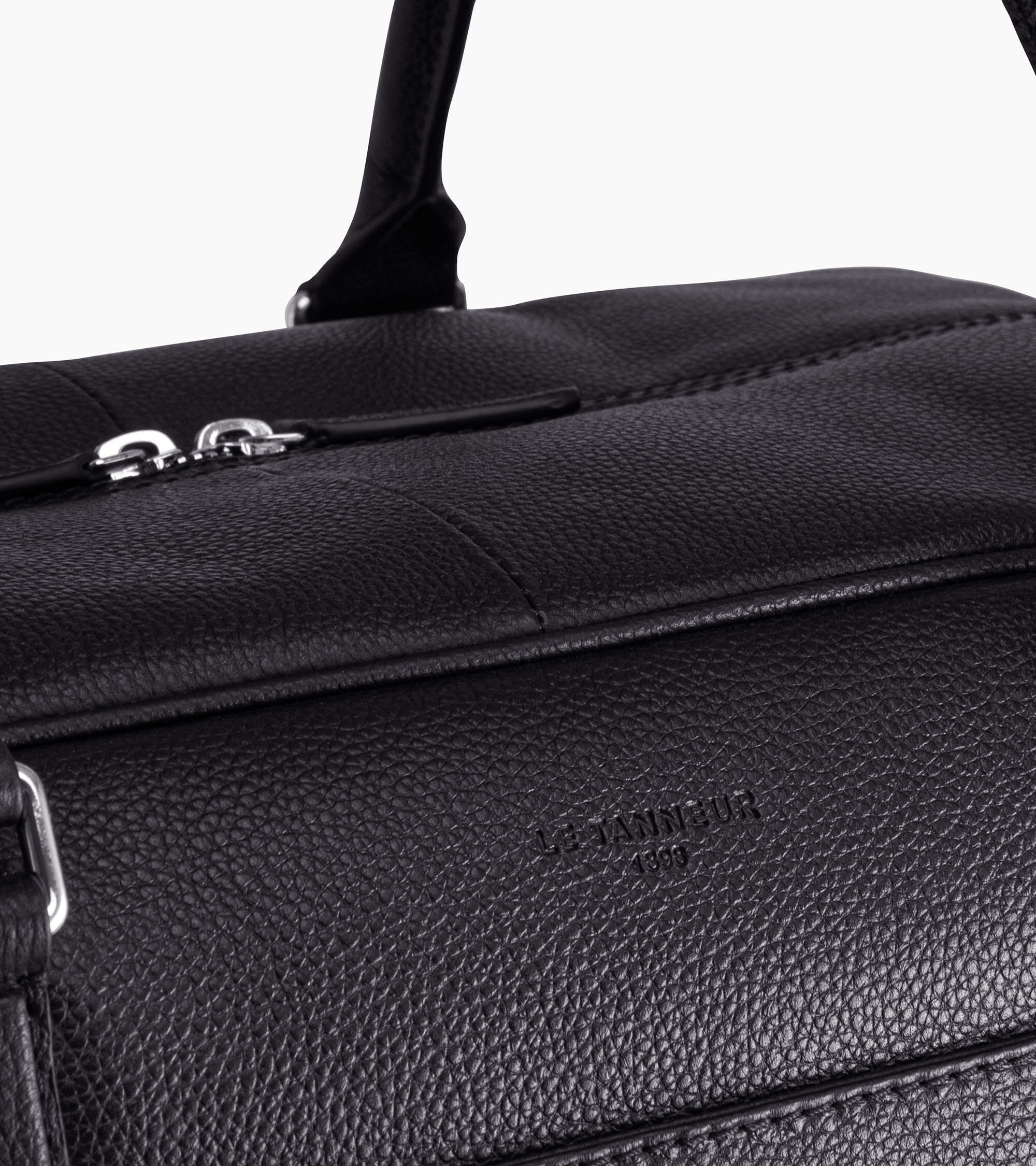 Charles Travel duffle in pebbled leather