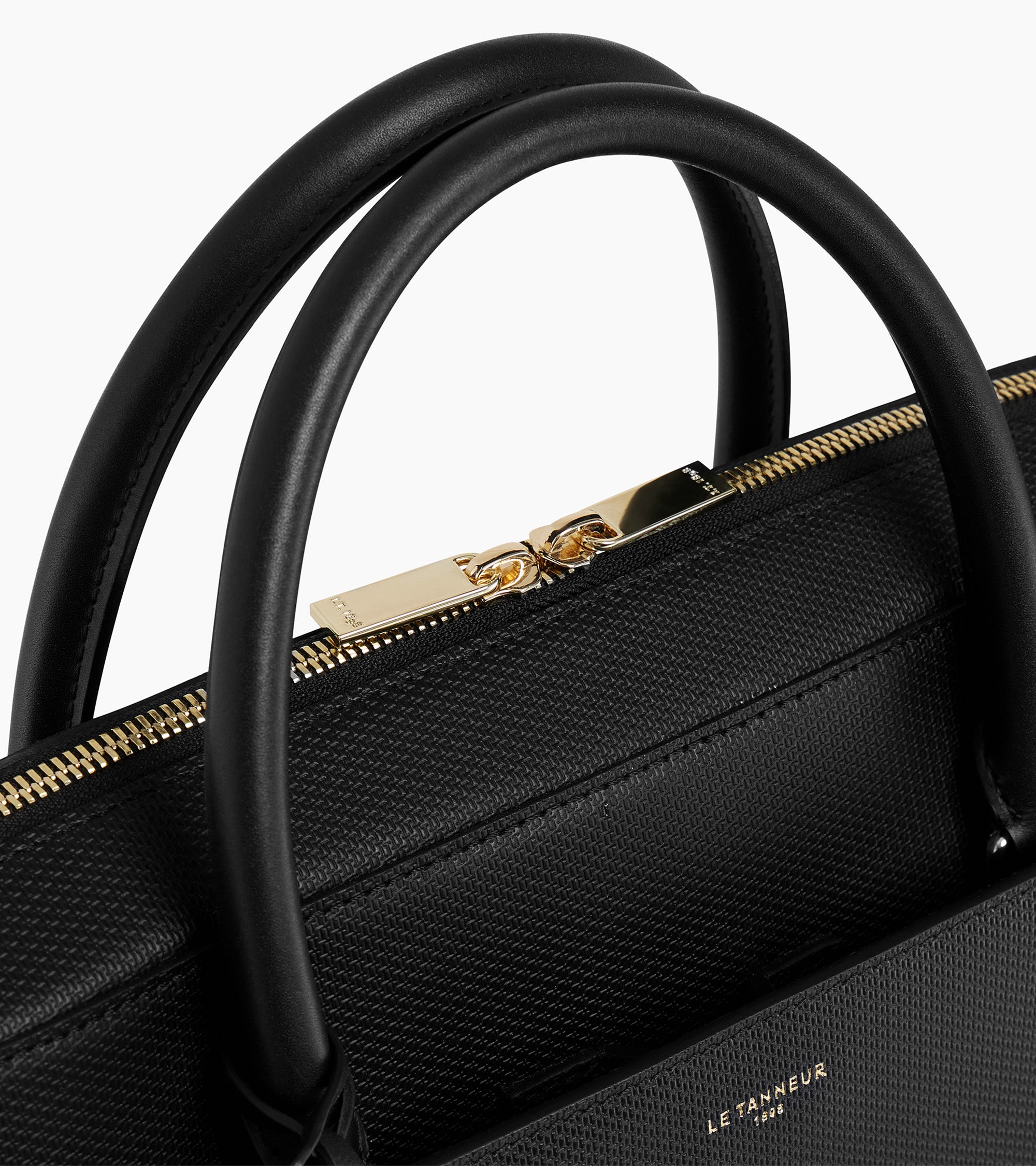 Emilie 15 document holder in monogrammed leather