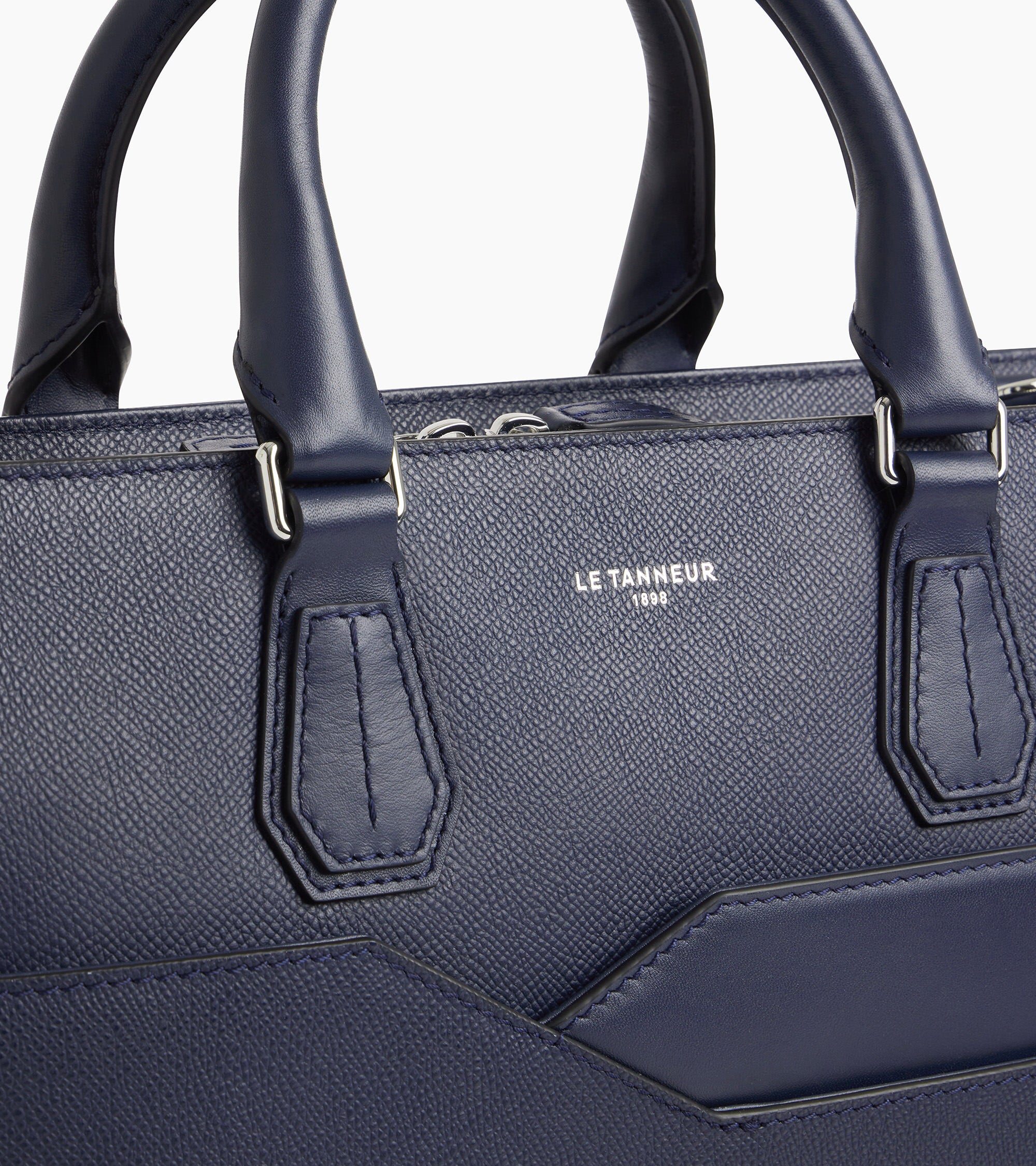 Porte documents slim 15 Gaston en cuir grain croisé