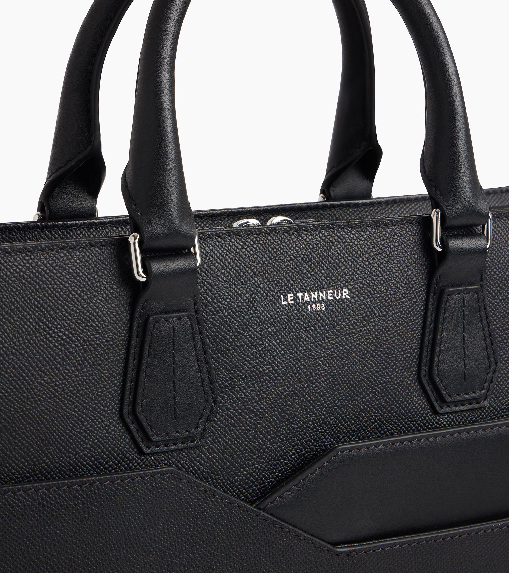 Porte documents slim 15 Gaston en cuir grain croisé