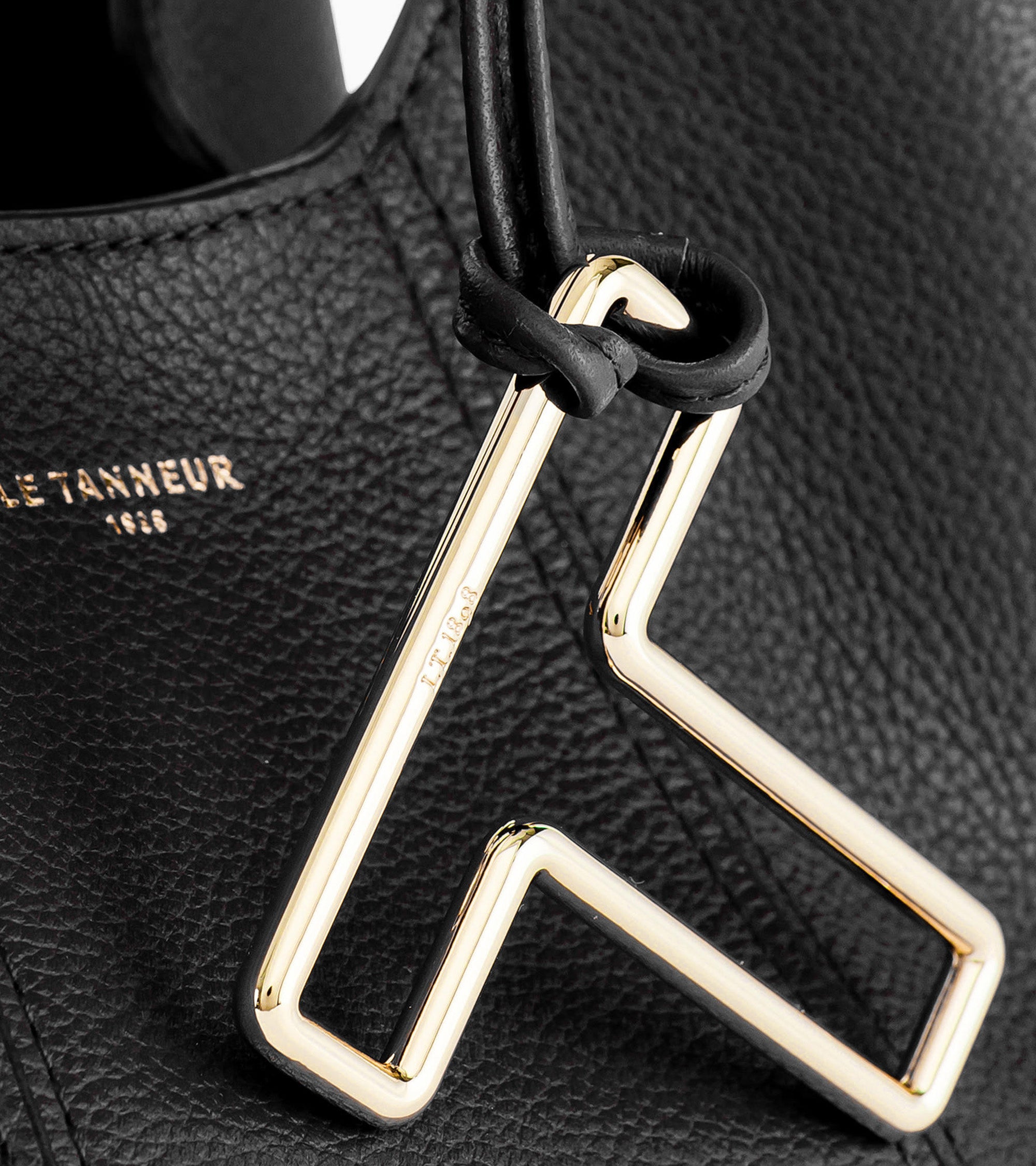 Small Juliette pebbled leather handbag