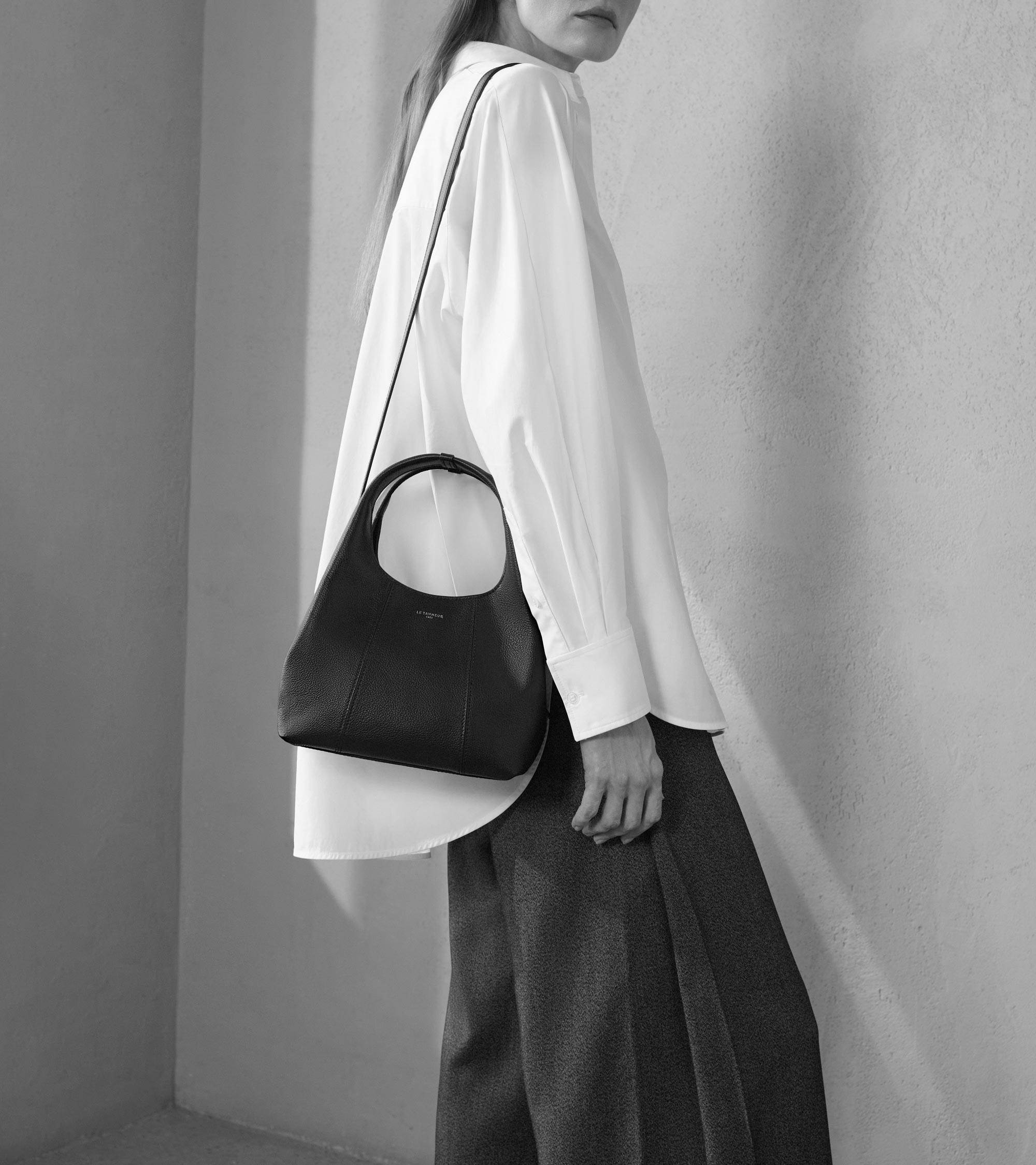 Juliette small handbag in pebbled leather