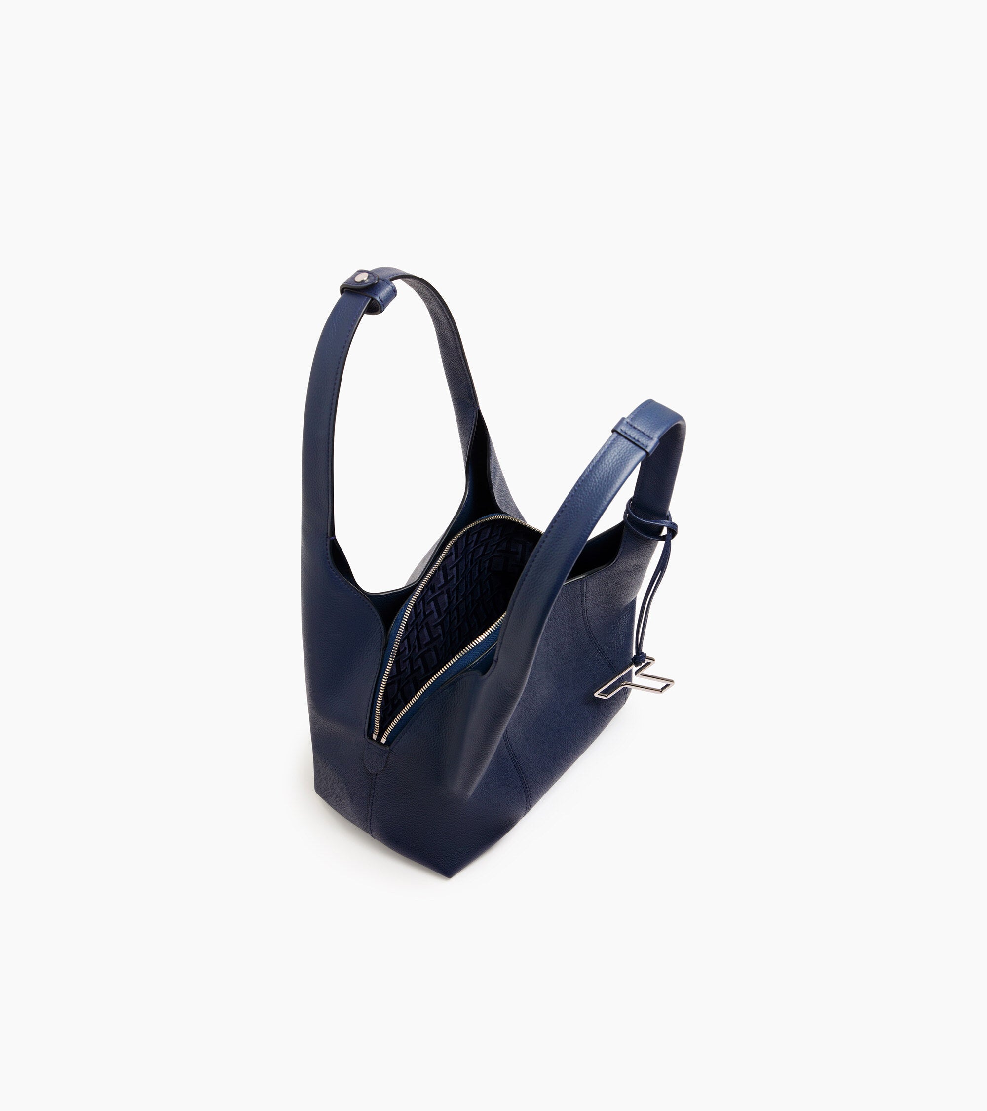 Juliette medium-sized shoulder bag in pebbled leather