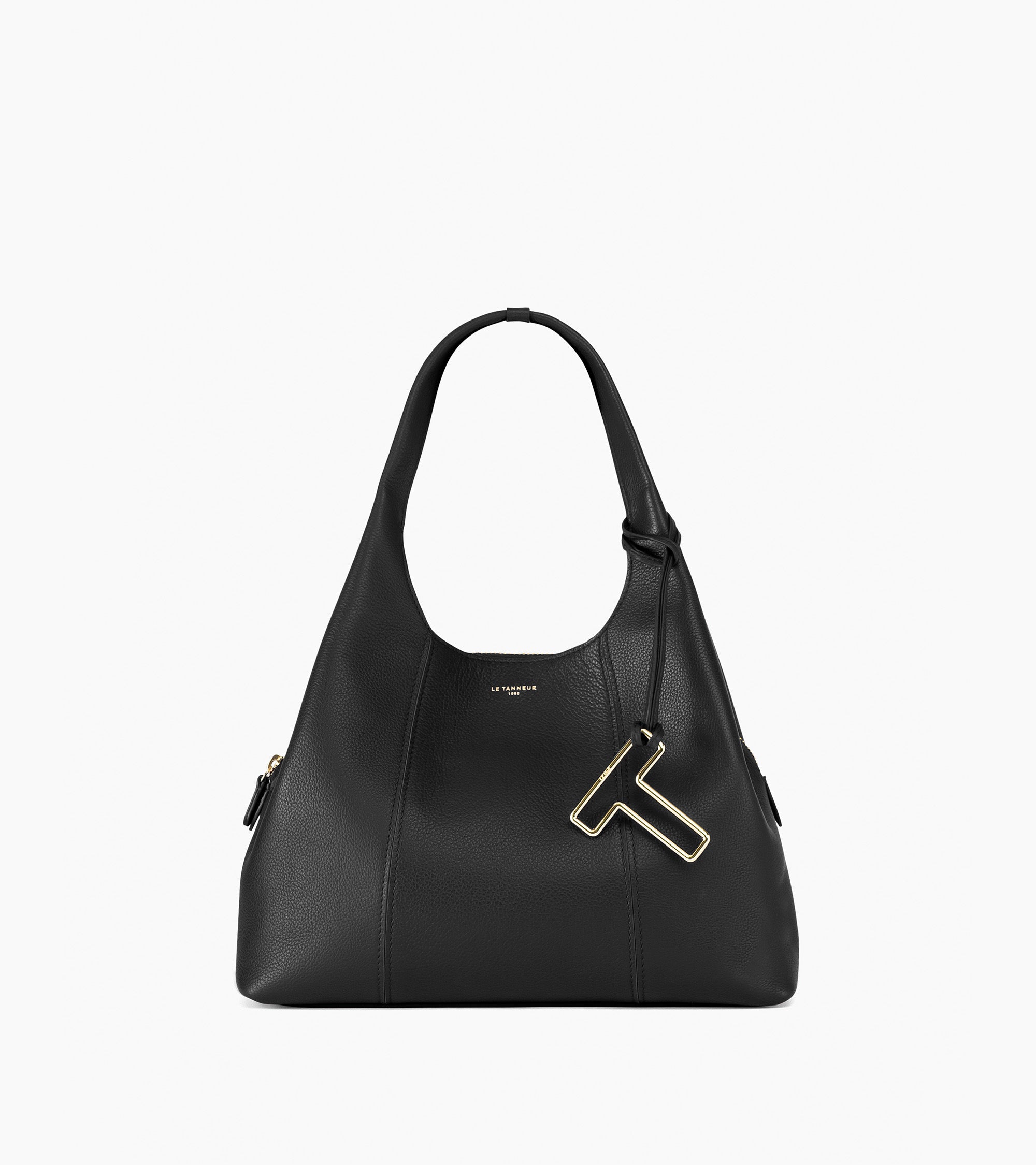 Medium Juliette pebbled leather shoulder bag