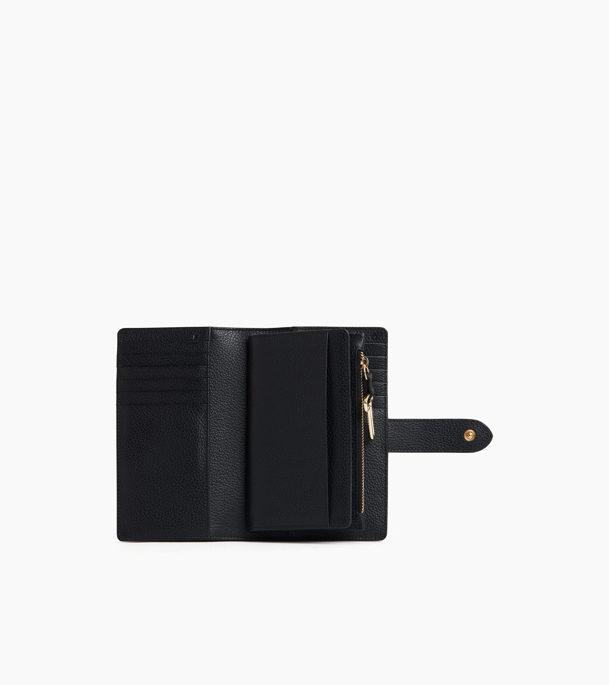 Juliette coin pocket wallet in grained leather