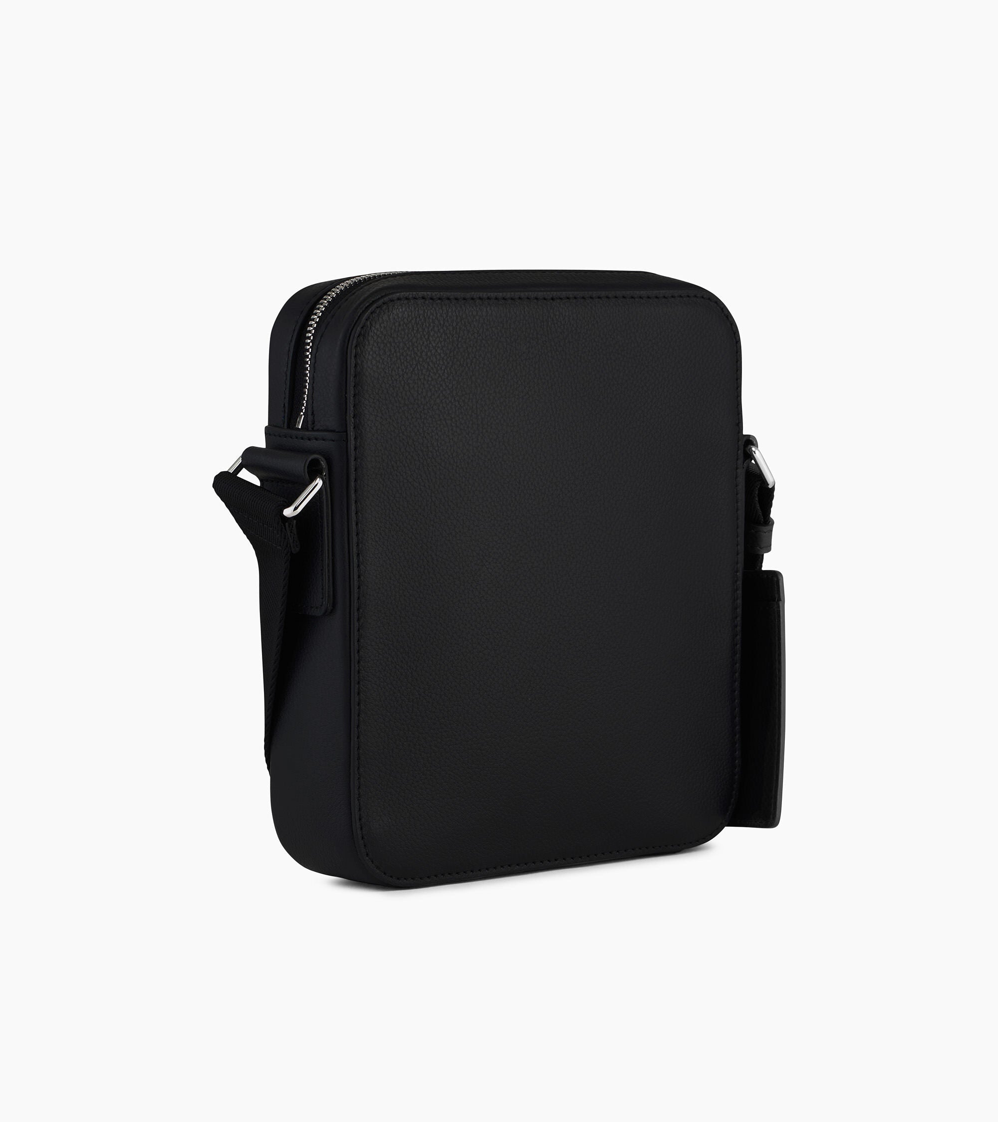 Emile small zipped satchel in grained leather