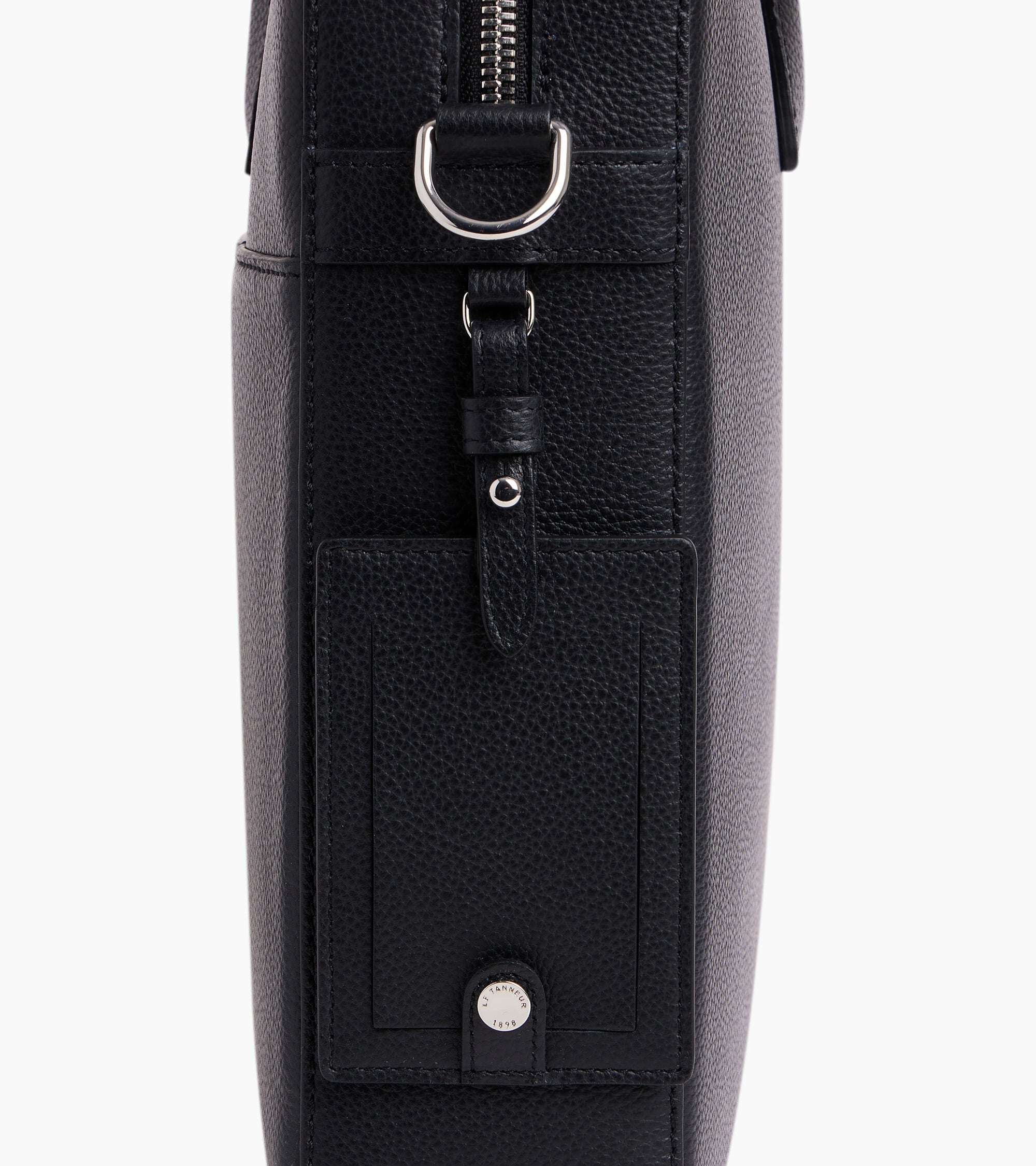 Emile 14 document holder in pebbled leather