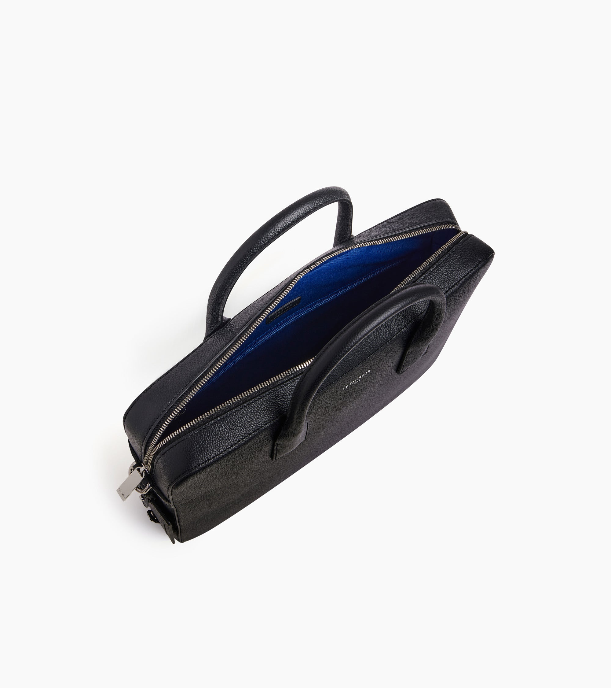 Emile 14 document holder in pebbled leather