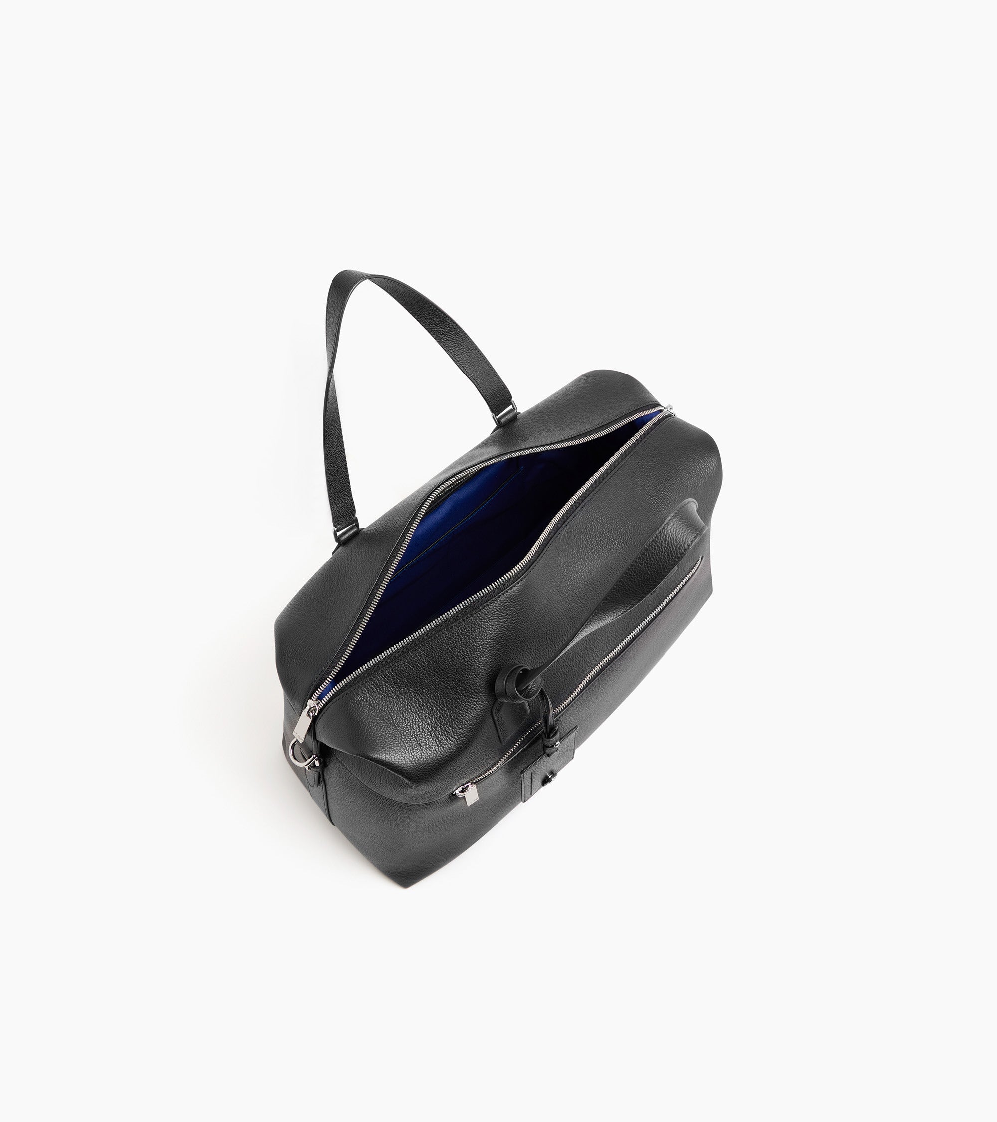 Emile 24h travel bag in pebbled leather