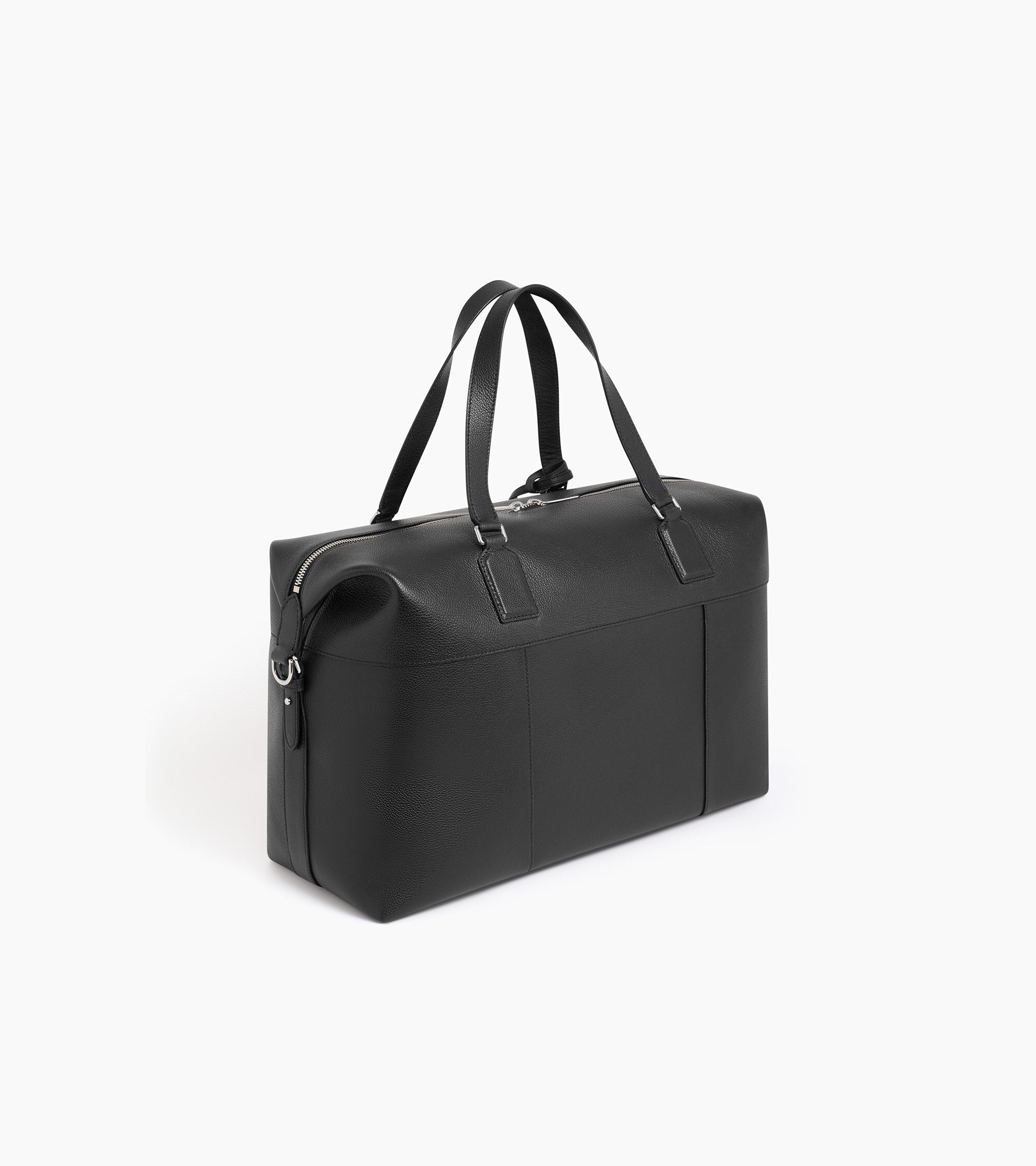 Emile 24h travel bag in pebbled leather