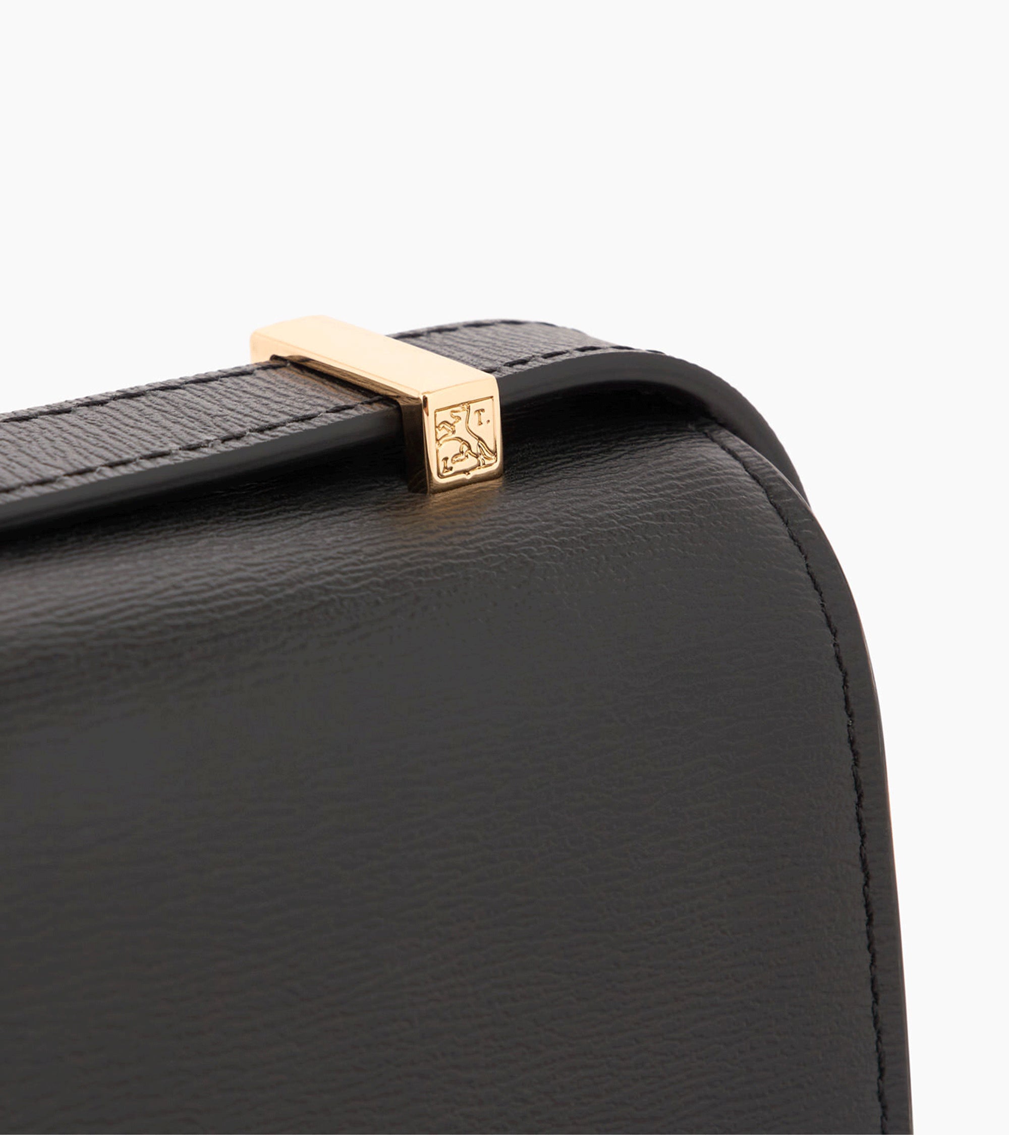 Naya small cork effect leather shoulder bag