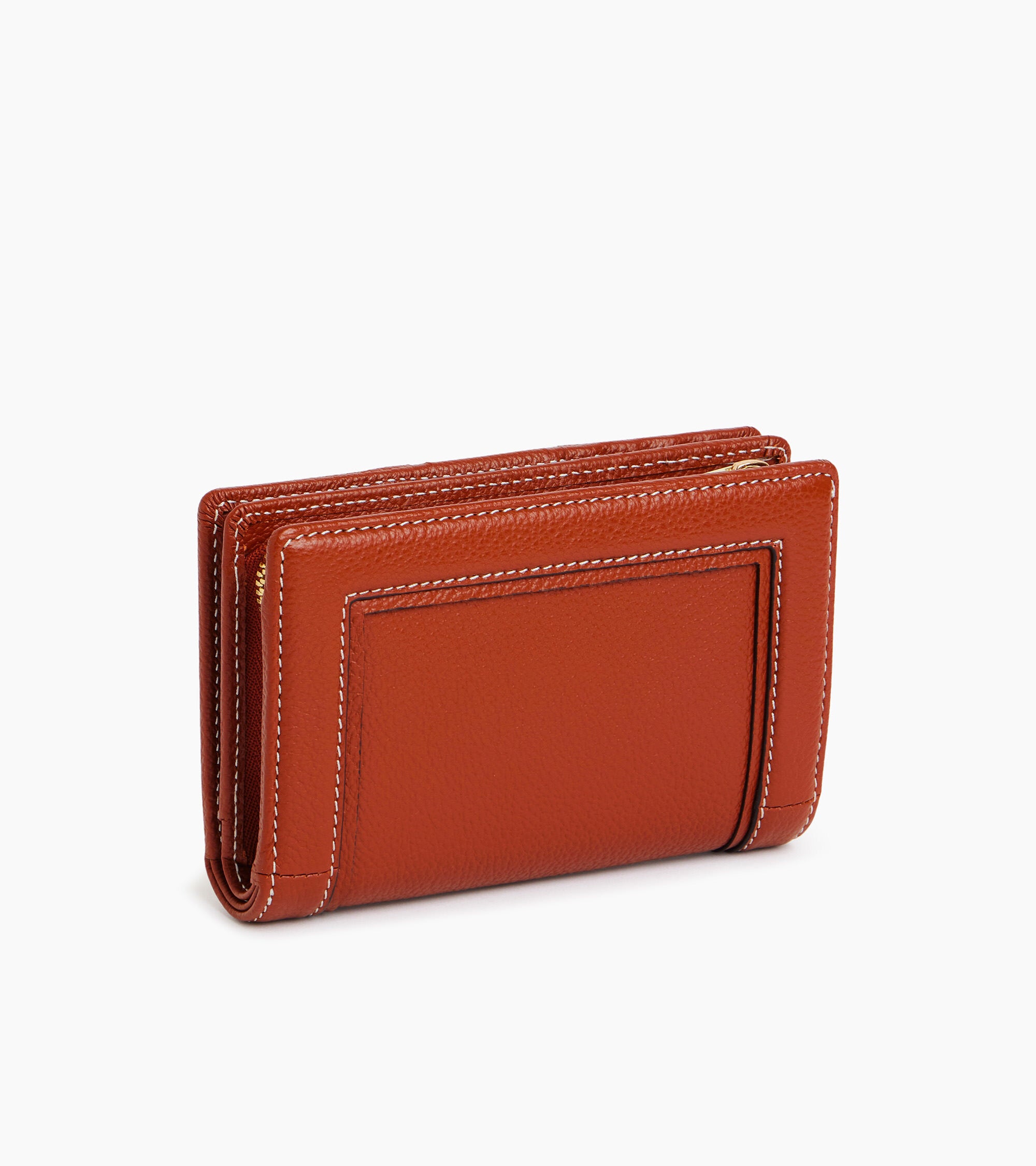 Ella medium grained leather wallet