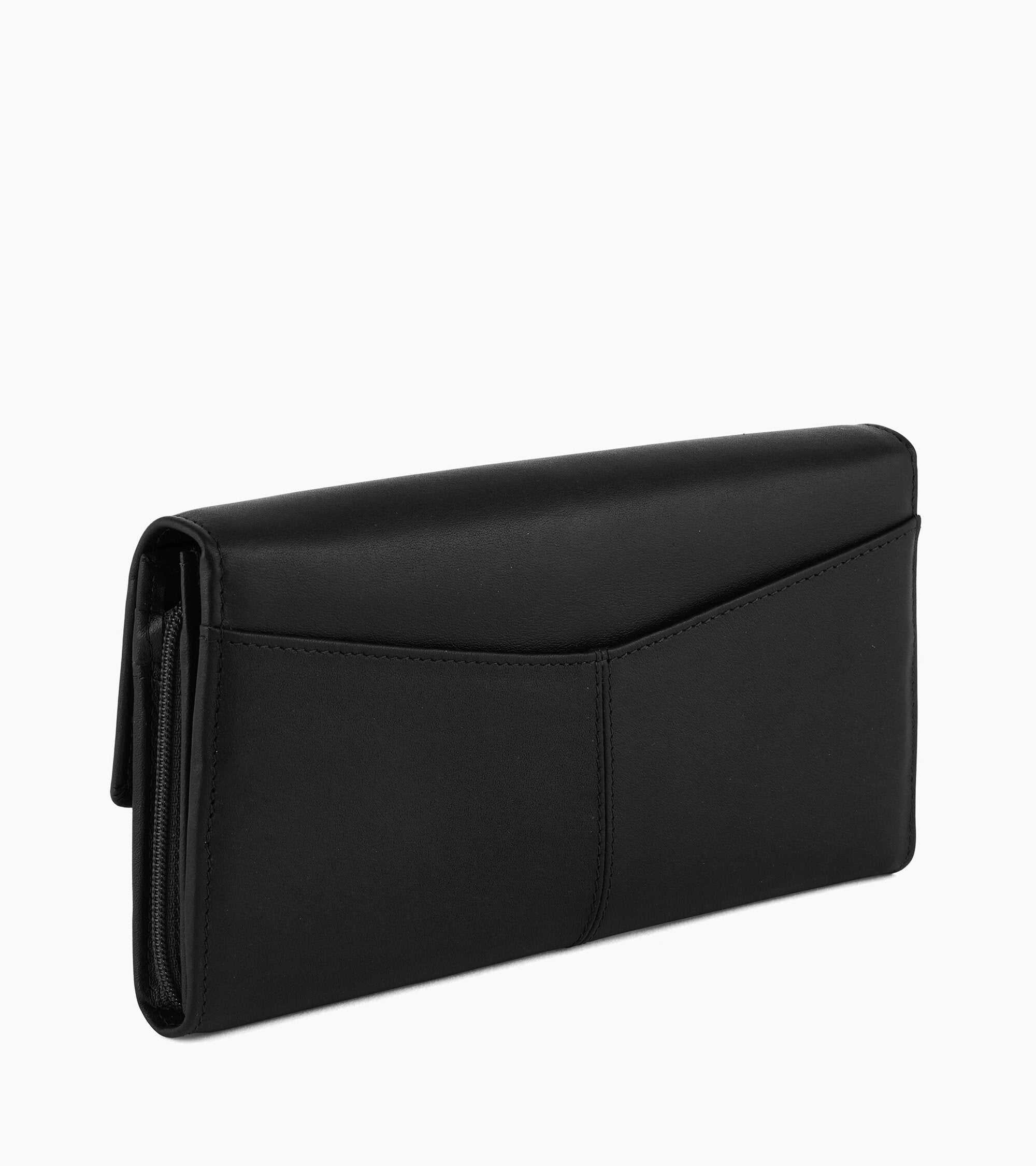 Large Charlotte wallet in smooth leather