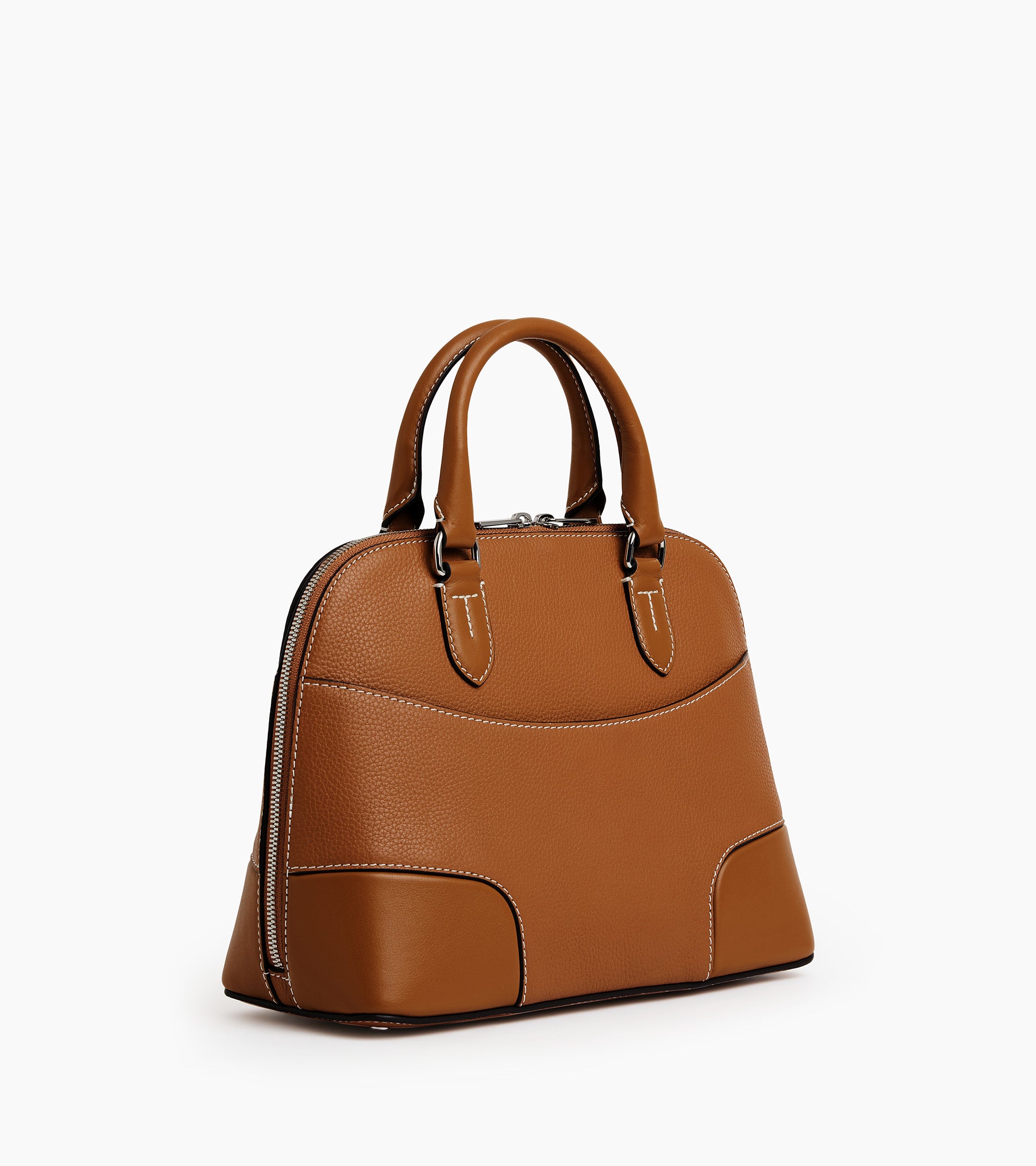 Romy medium smooth grained leather handbag