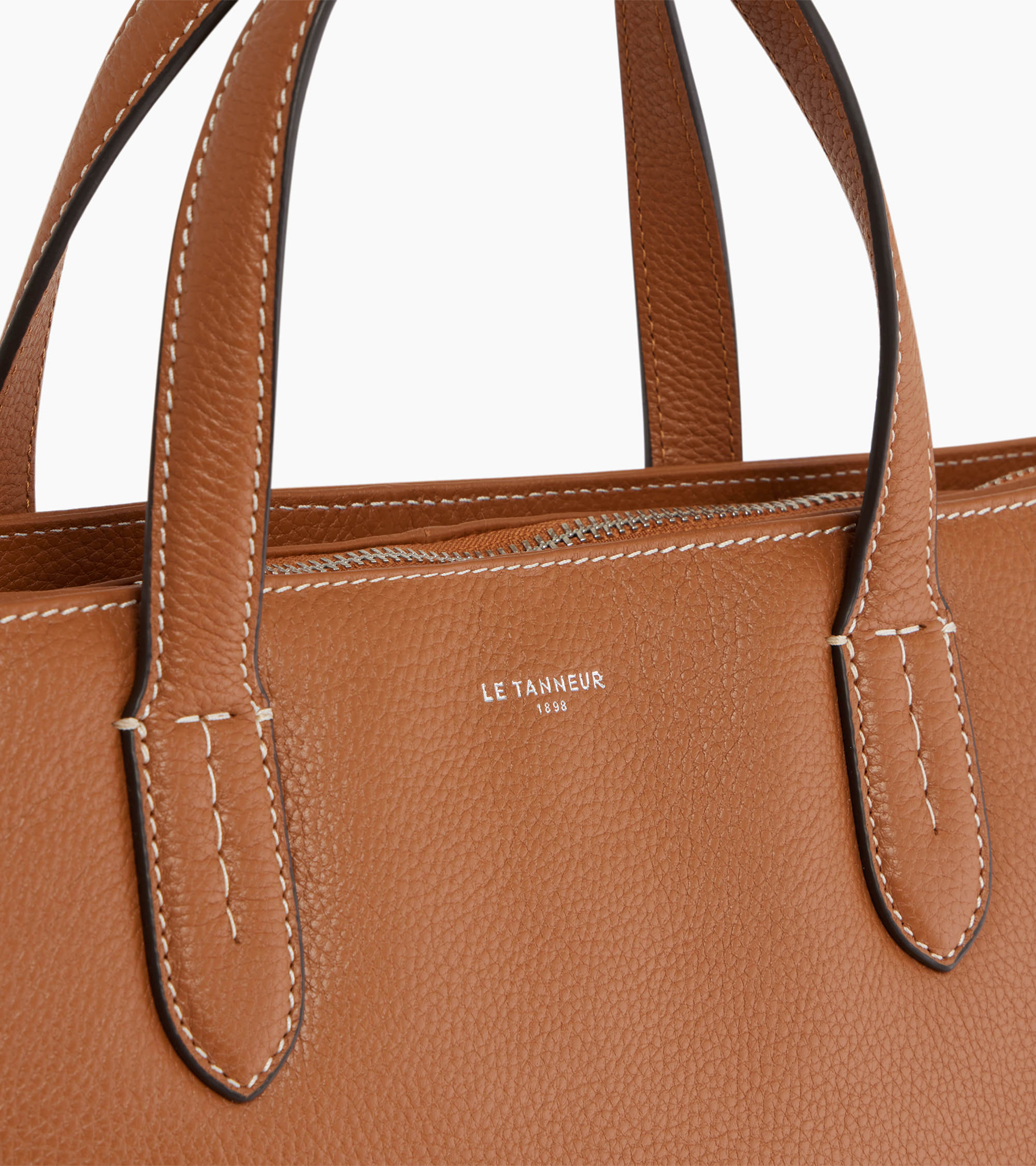 Sophie 15 grained leather document case with 1 expanding compartment