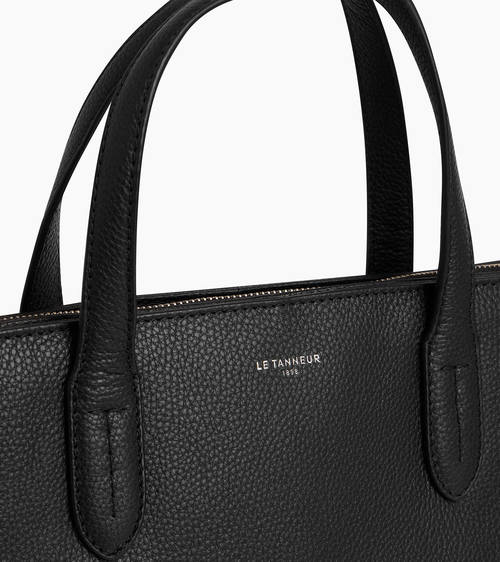 Sophie 15 grained leather document case with 1 expanding compartment