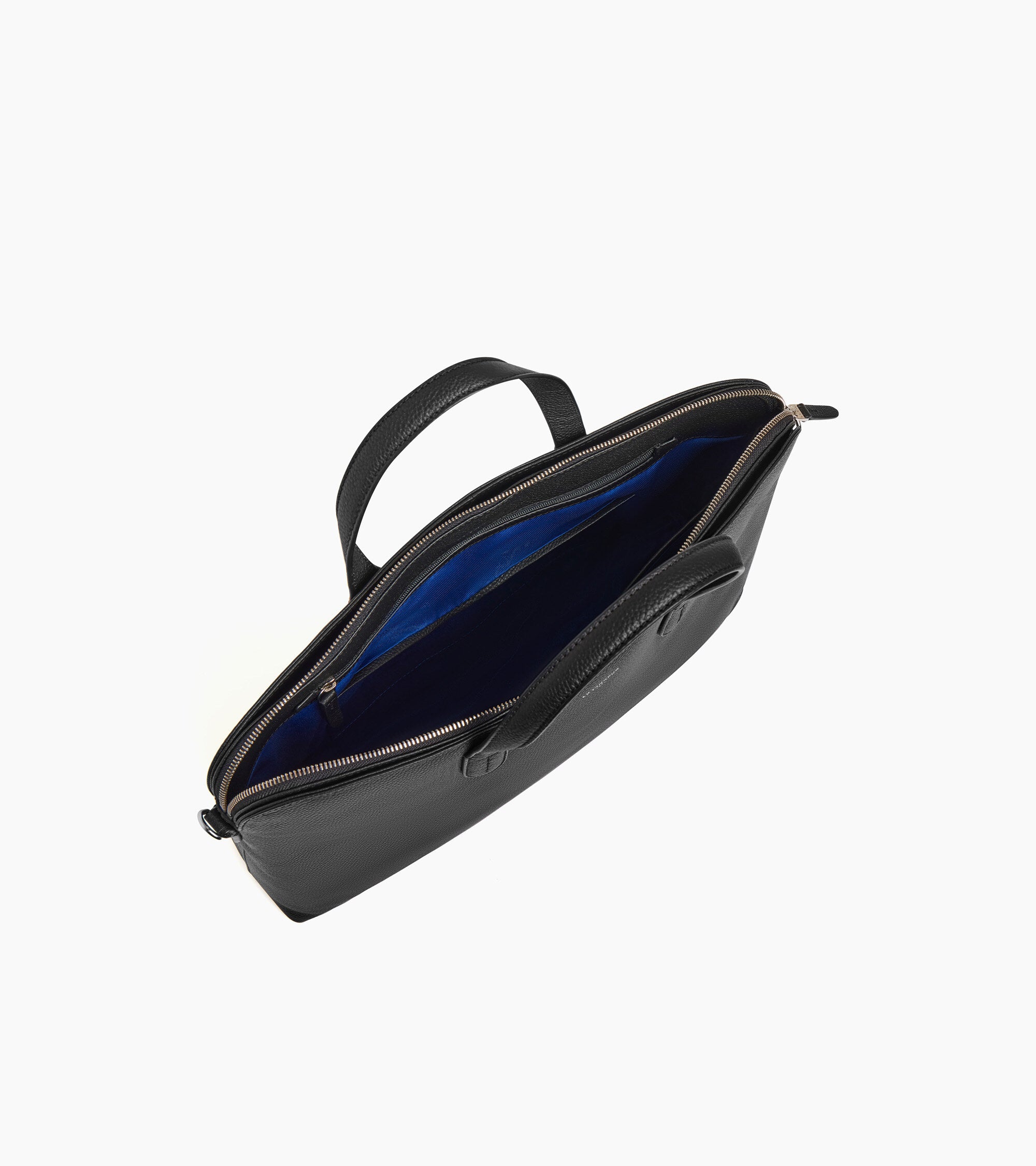 Sophie 15 grained leather document case with 1 expanding compartment