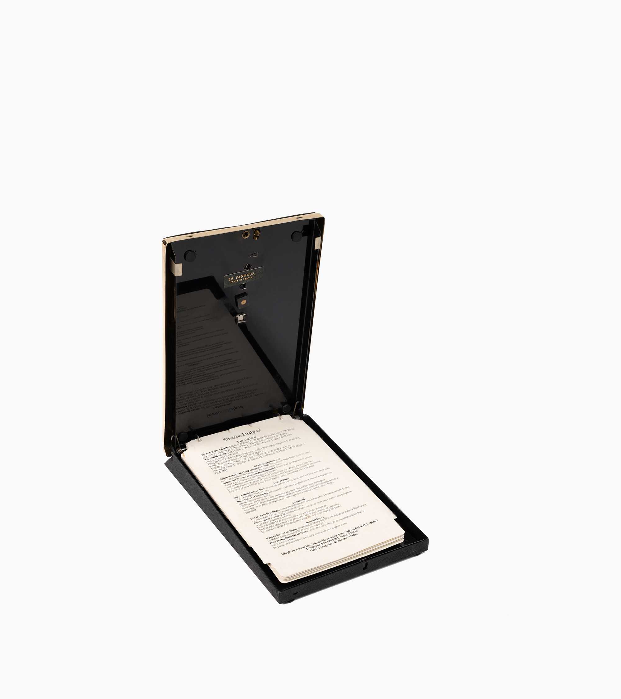 Leather telephone book