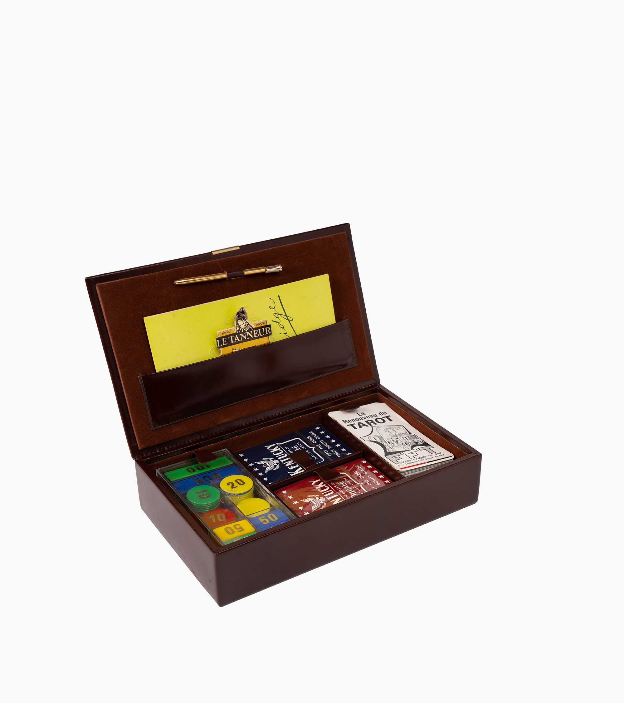 Medium leather card case