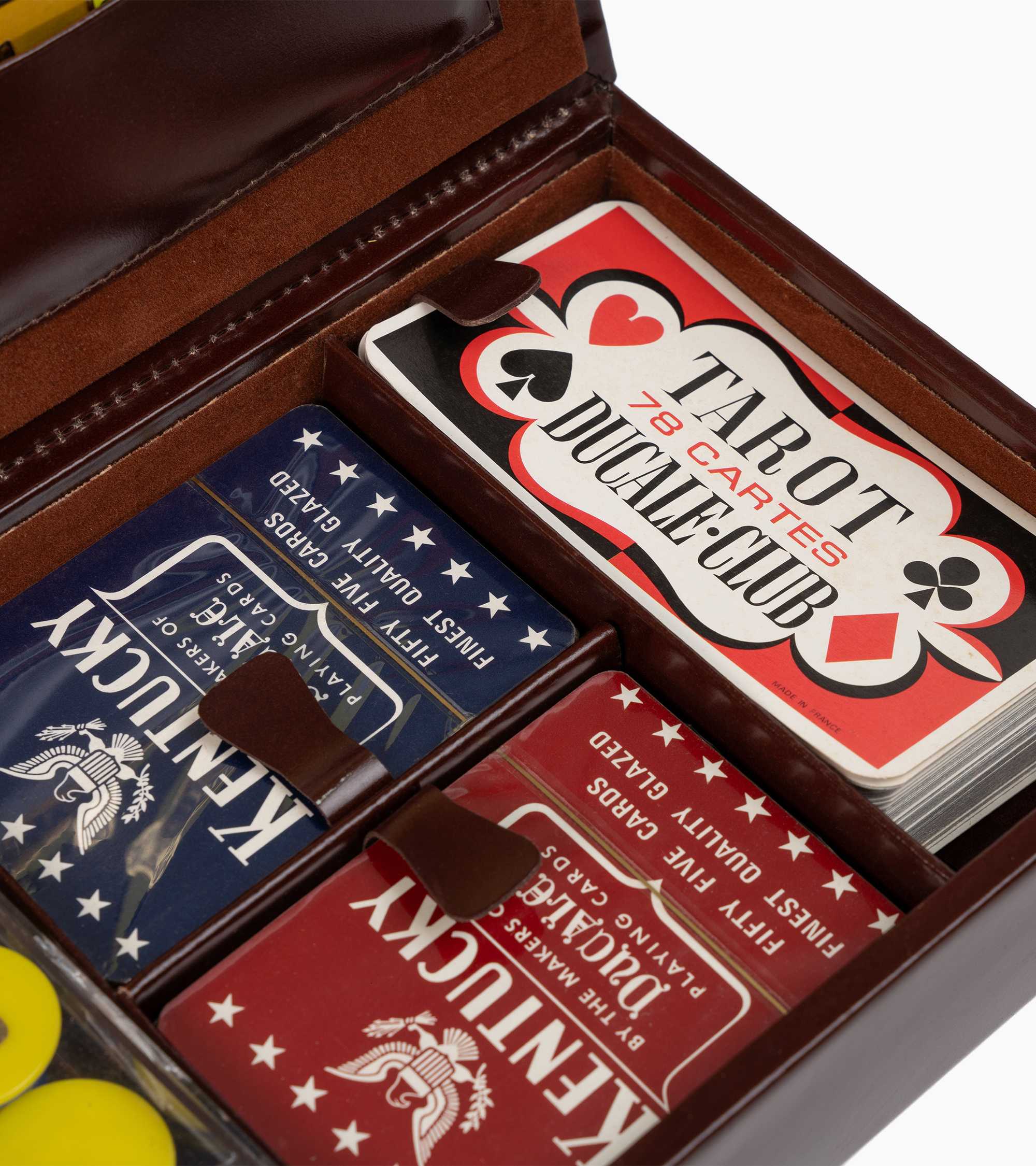 Medium leather card case