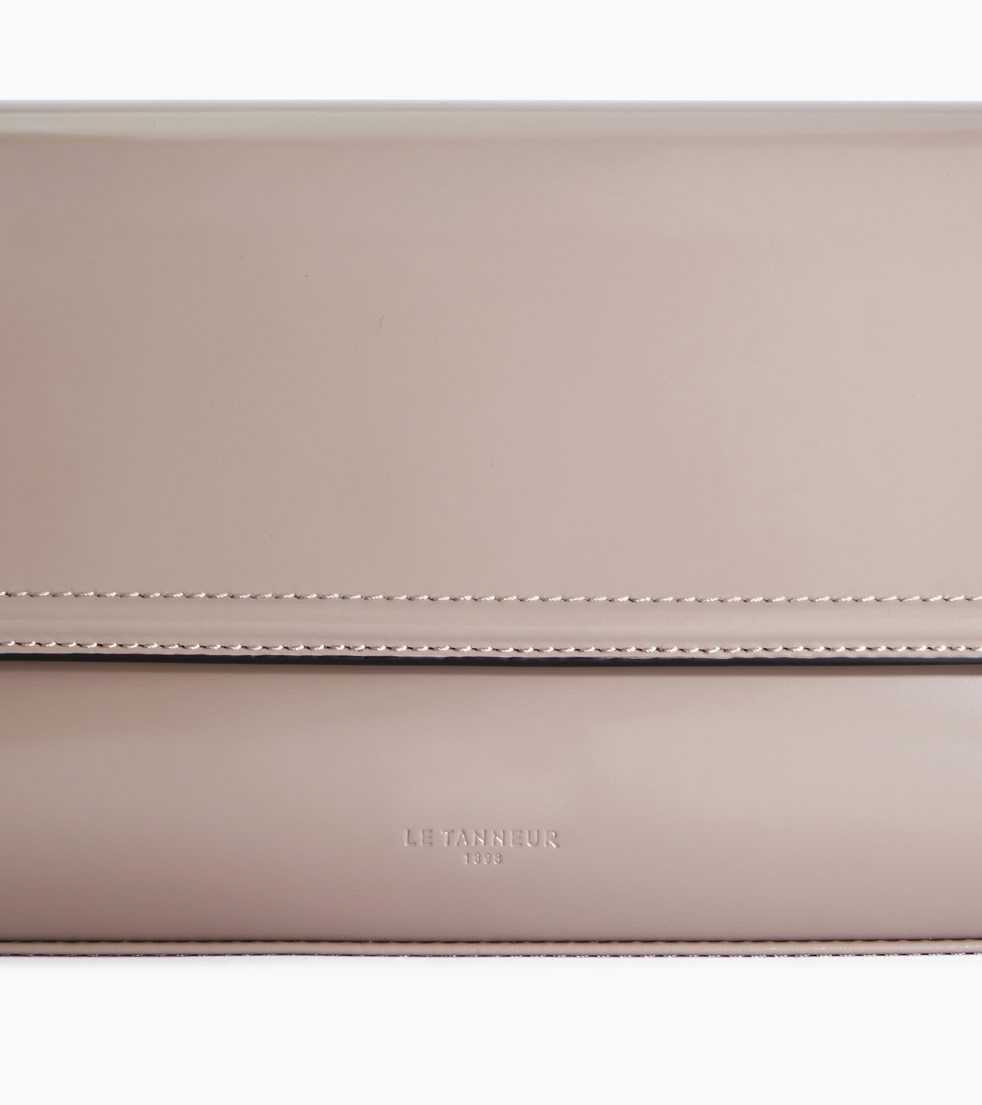 Solaise medium shoulder bag in smooth leather box-effect