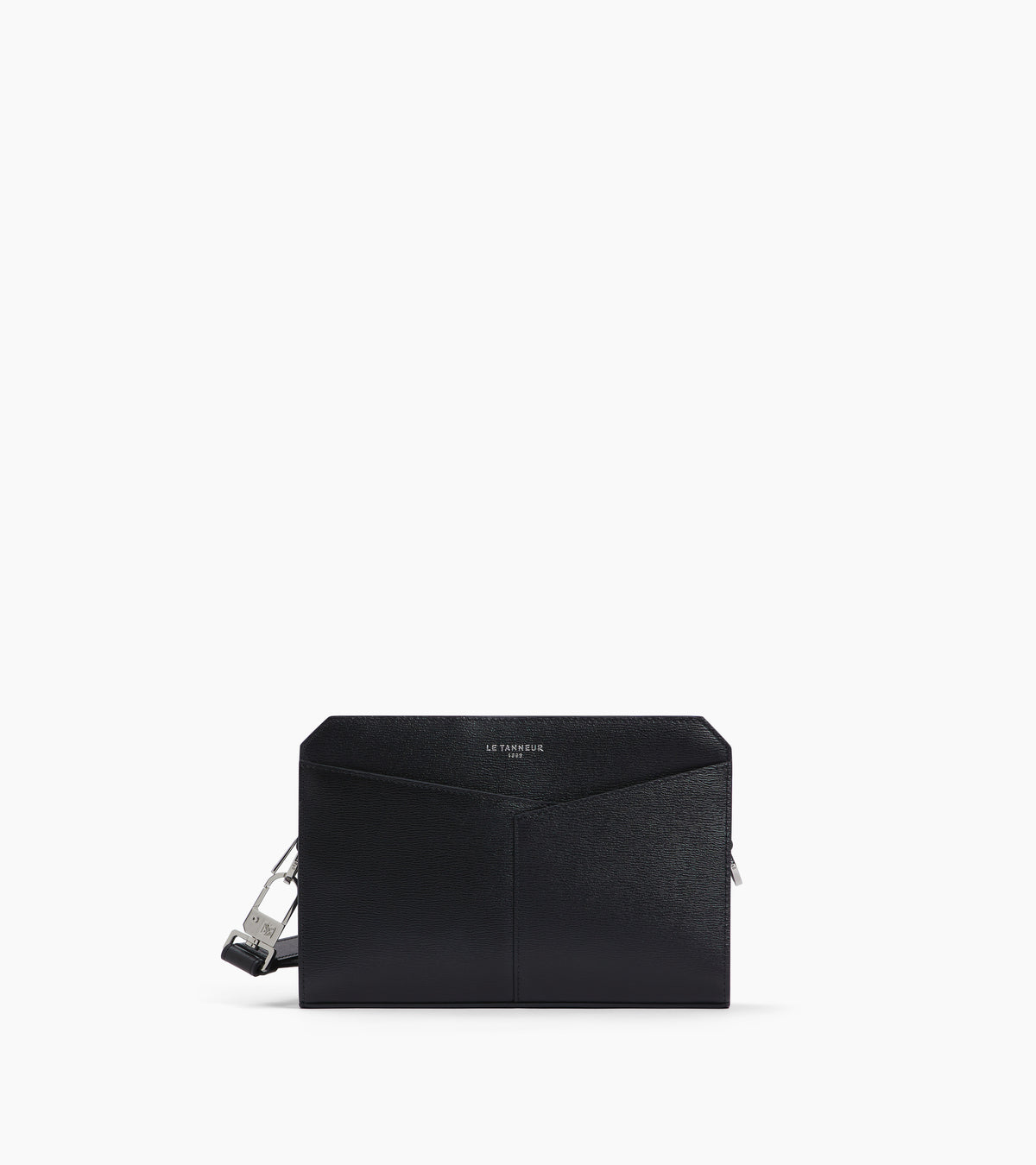 Clutch mit Handschlaufe Anatole aus Kork- und Glattleder