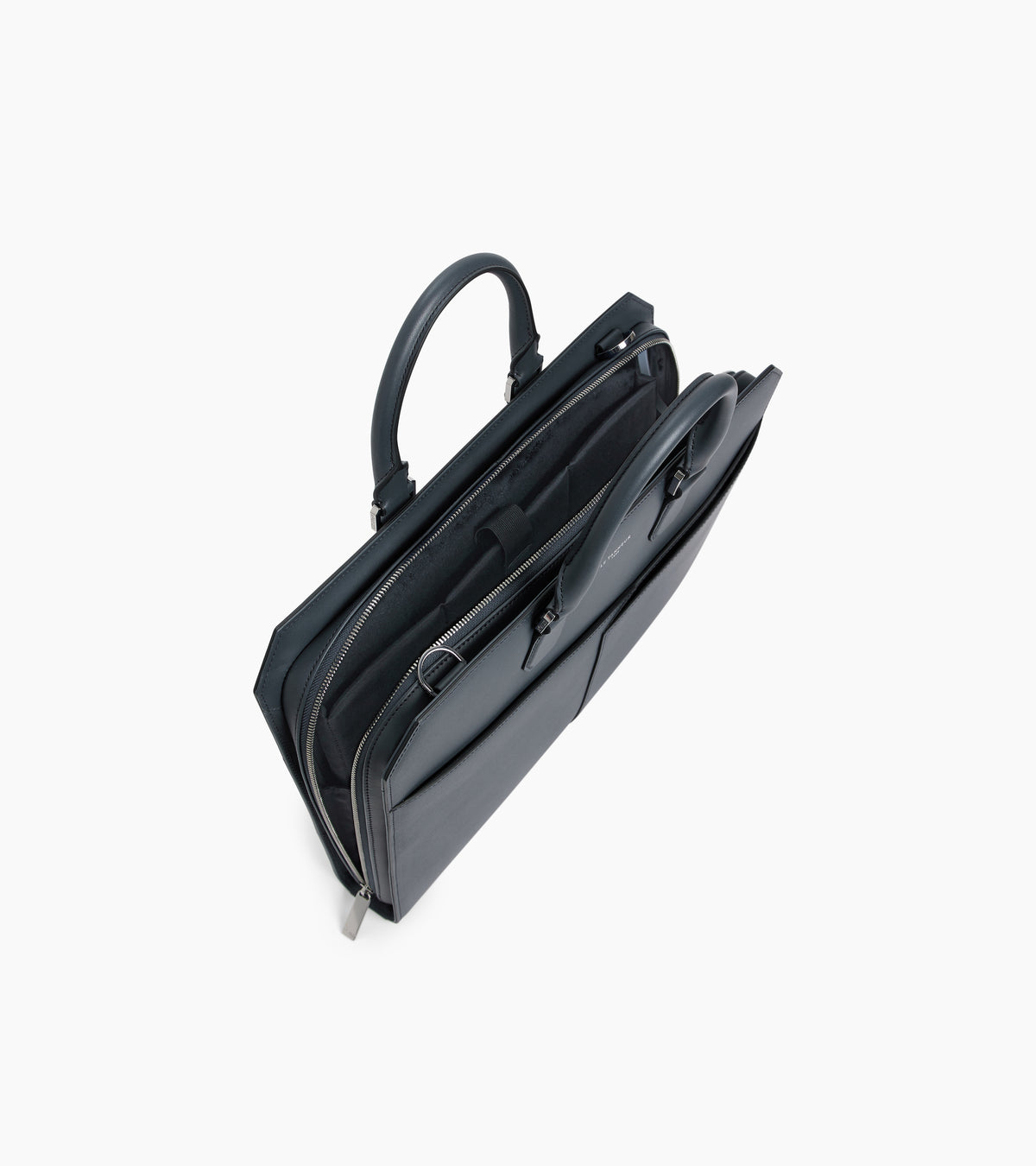Anatole Slim 15" document case in bonded and smooth leather
