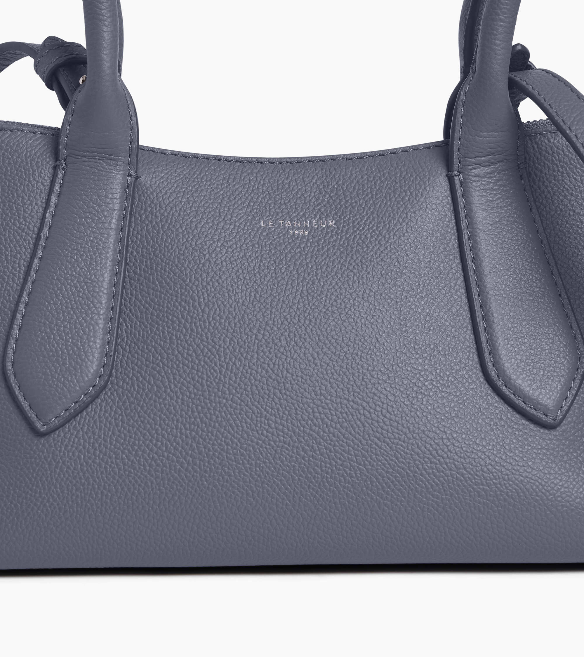 Apolline bowling bag in grained leather