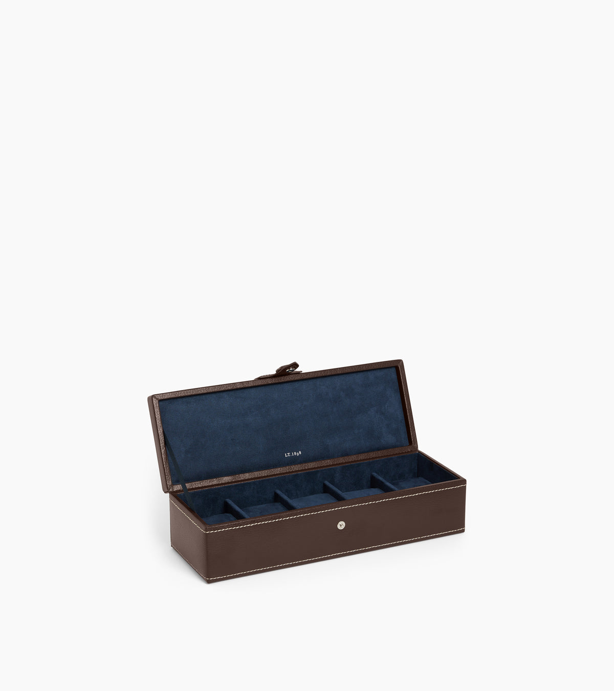 Estuche de piel para 5 relojes de pulsera