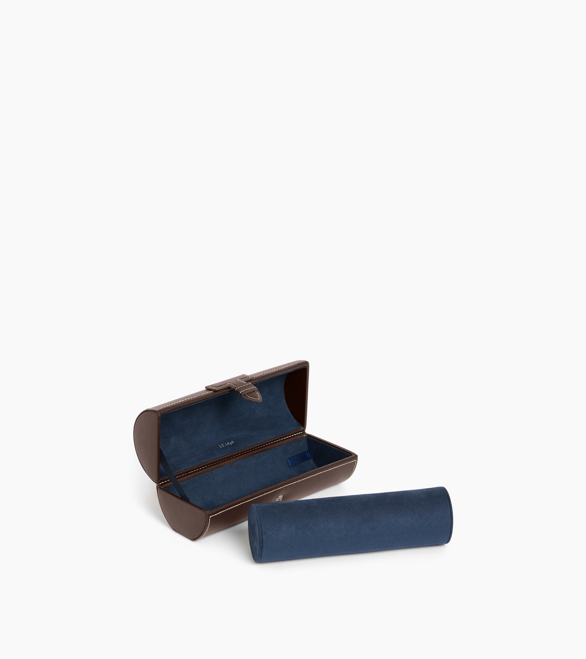 Leather box for 3 watches