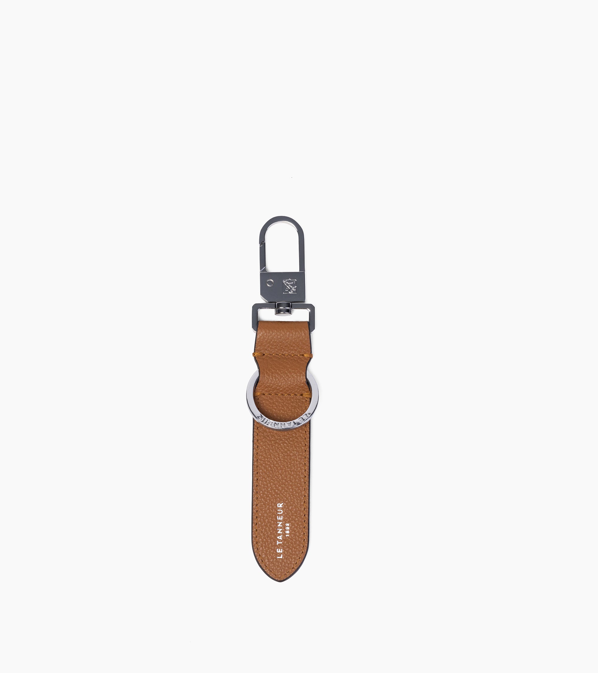 Key holder in grained leather