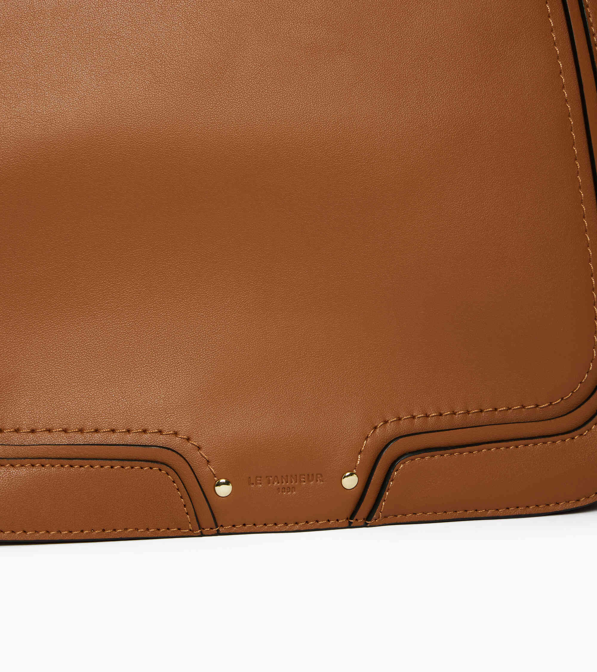 Grand sac bandoulière Héloïse en cuir lisse
