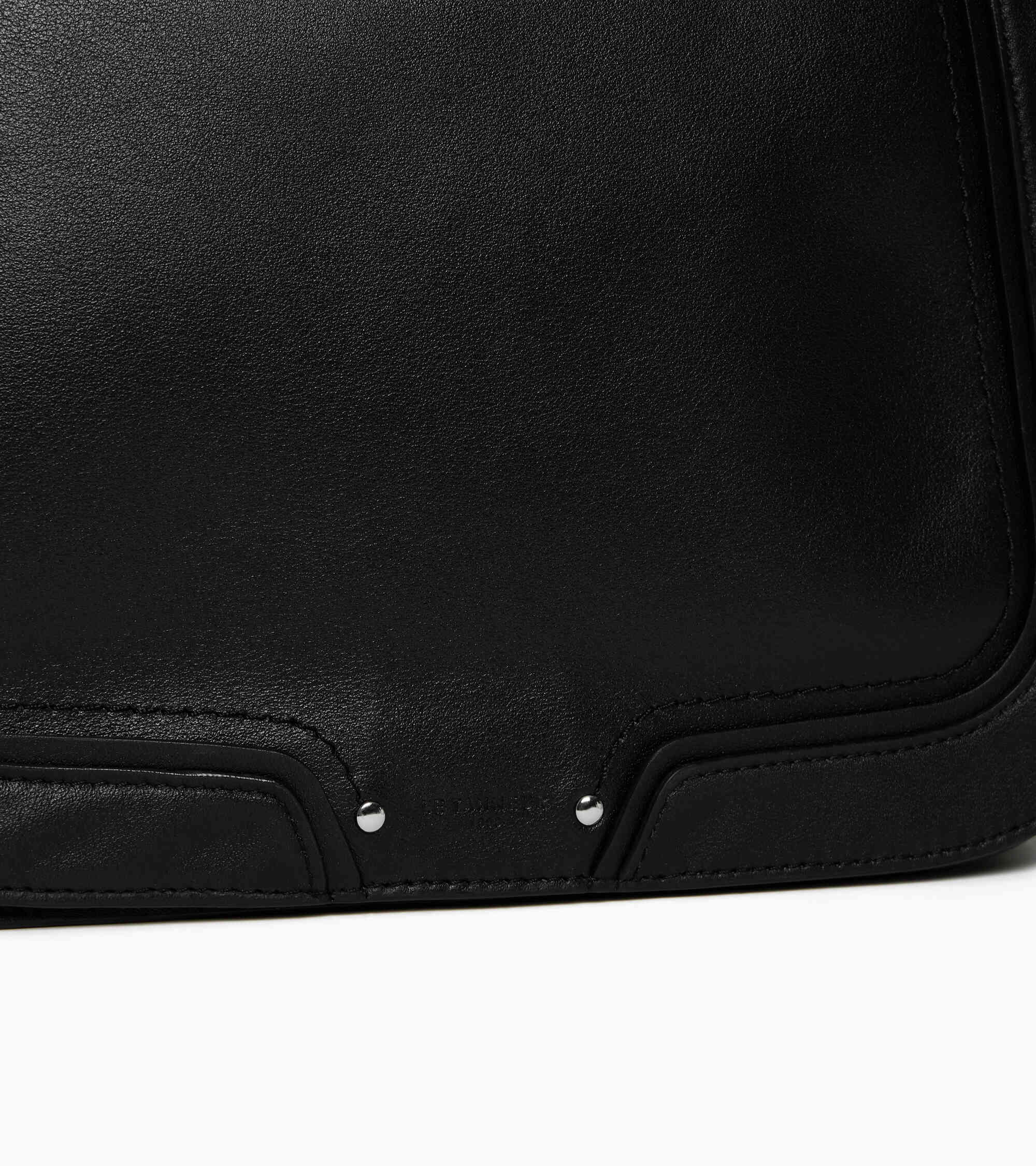 Grand sac bandoulière Héloïse en cuir lisse
