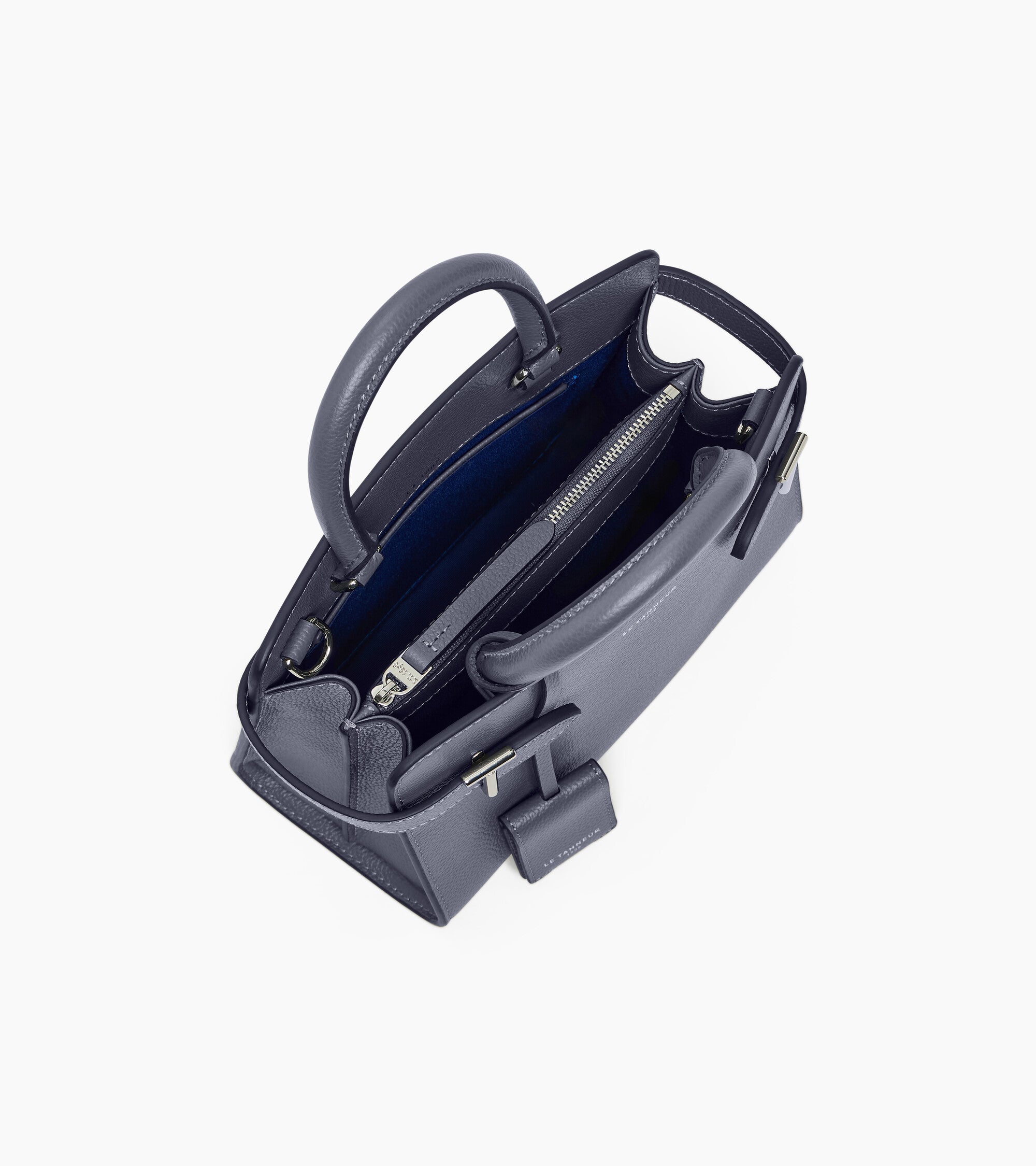 Kleine Handtasche Emilie aus genarbtem Leder mit Trageriemen