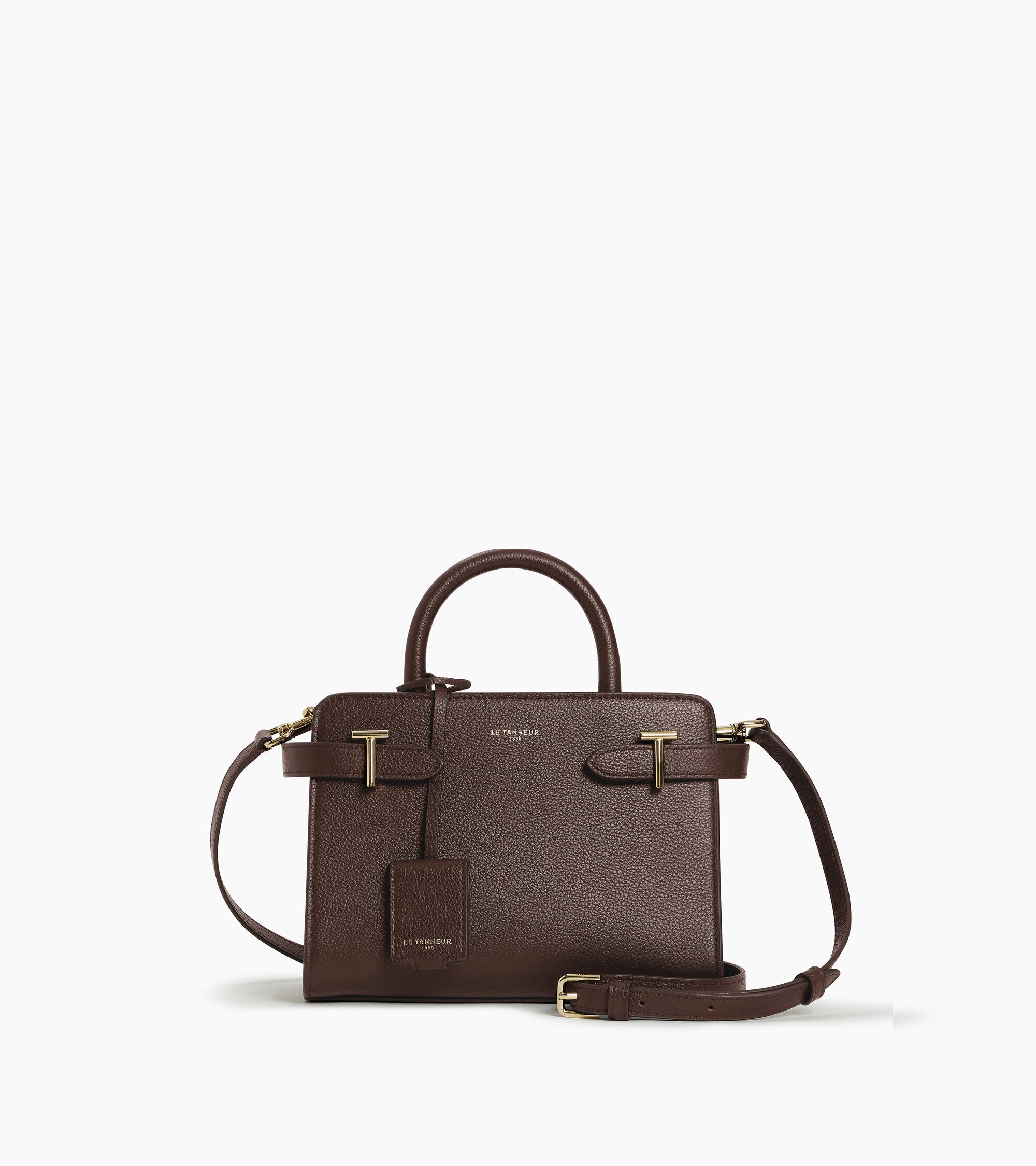 Emilie small handbag in grained leather