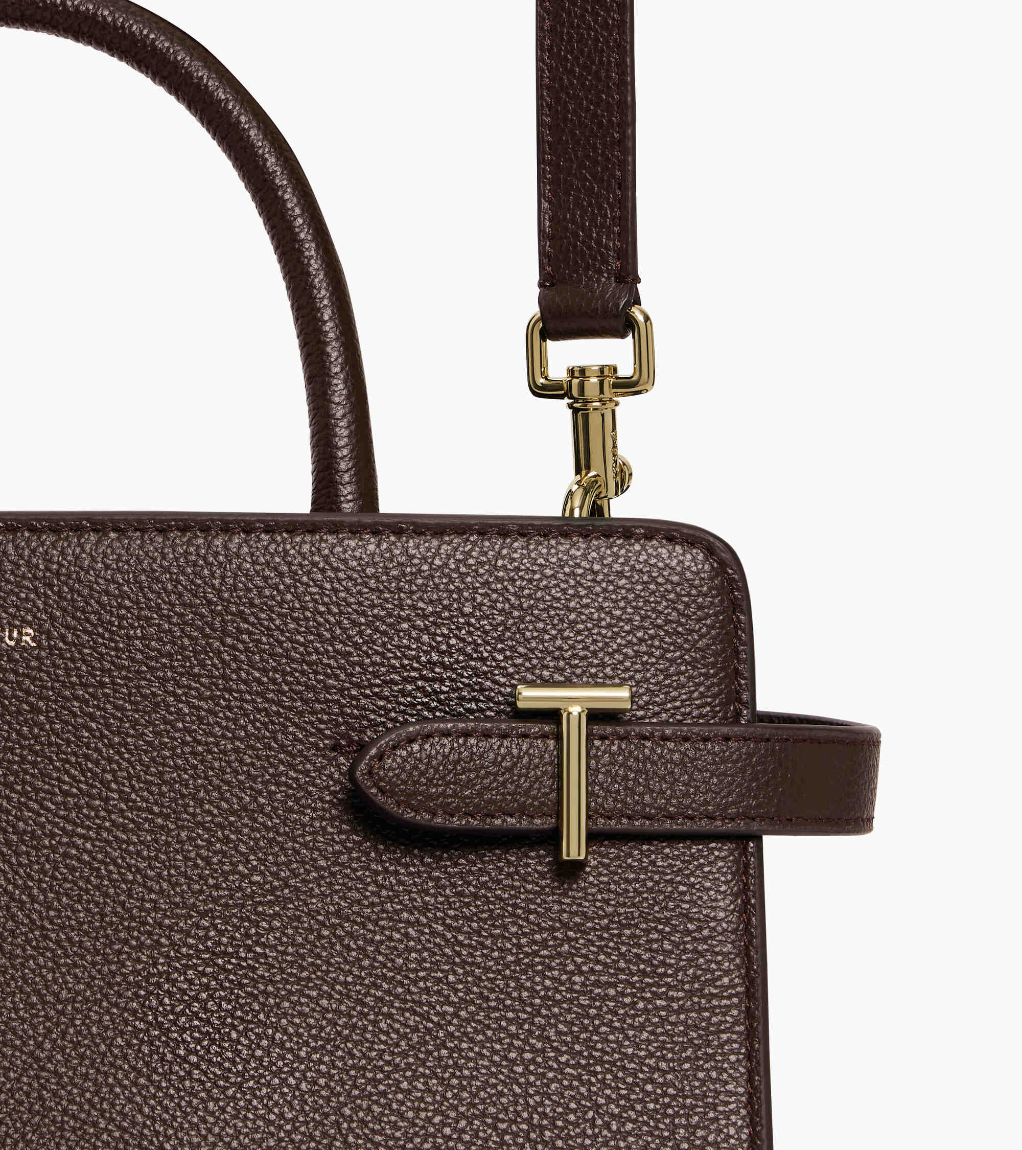 Emilie medium-sized handbag in grained leather