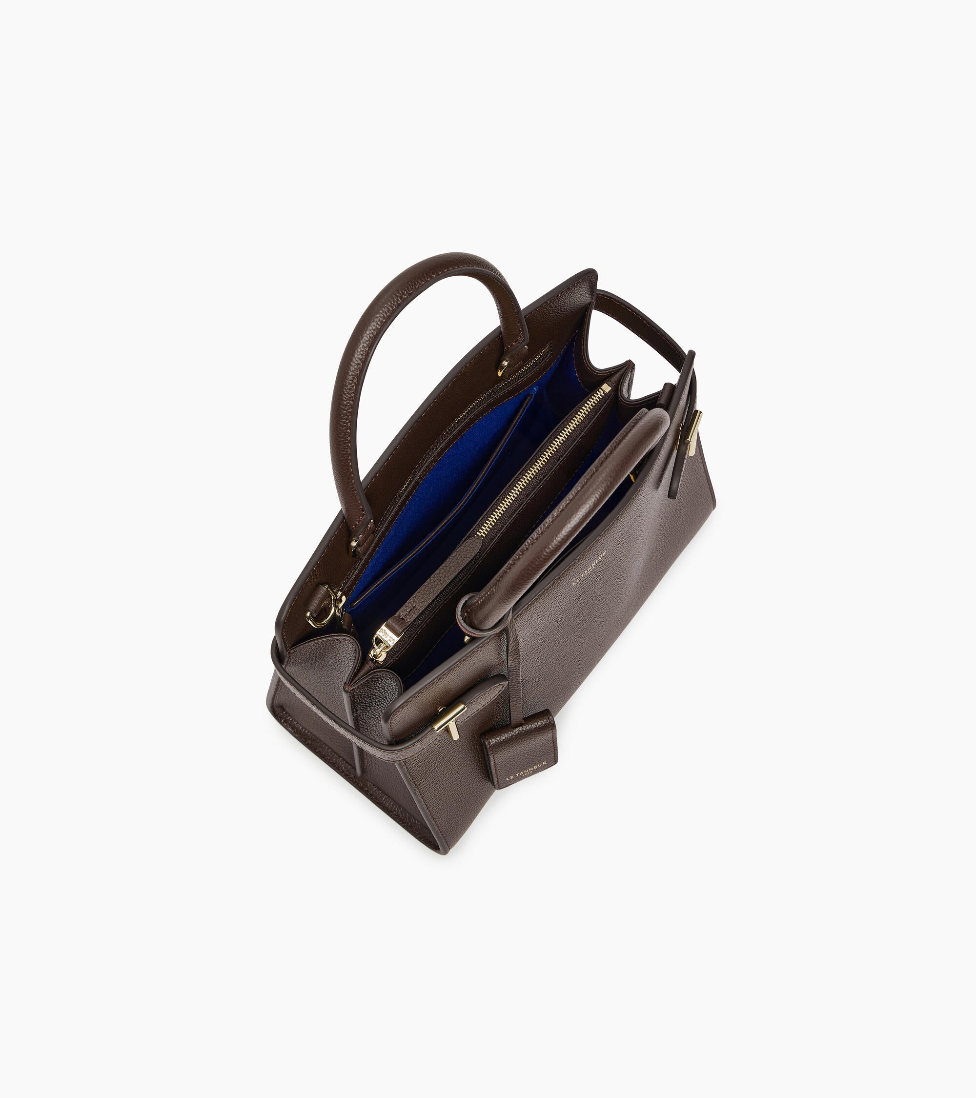 Emilie medium-sized handbag in grained leather