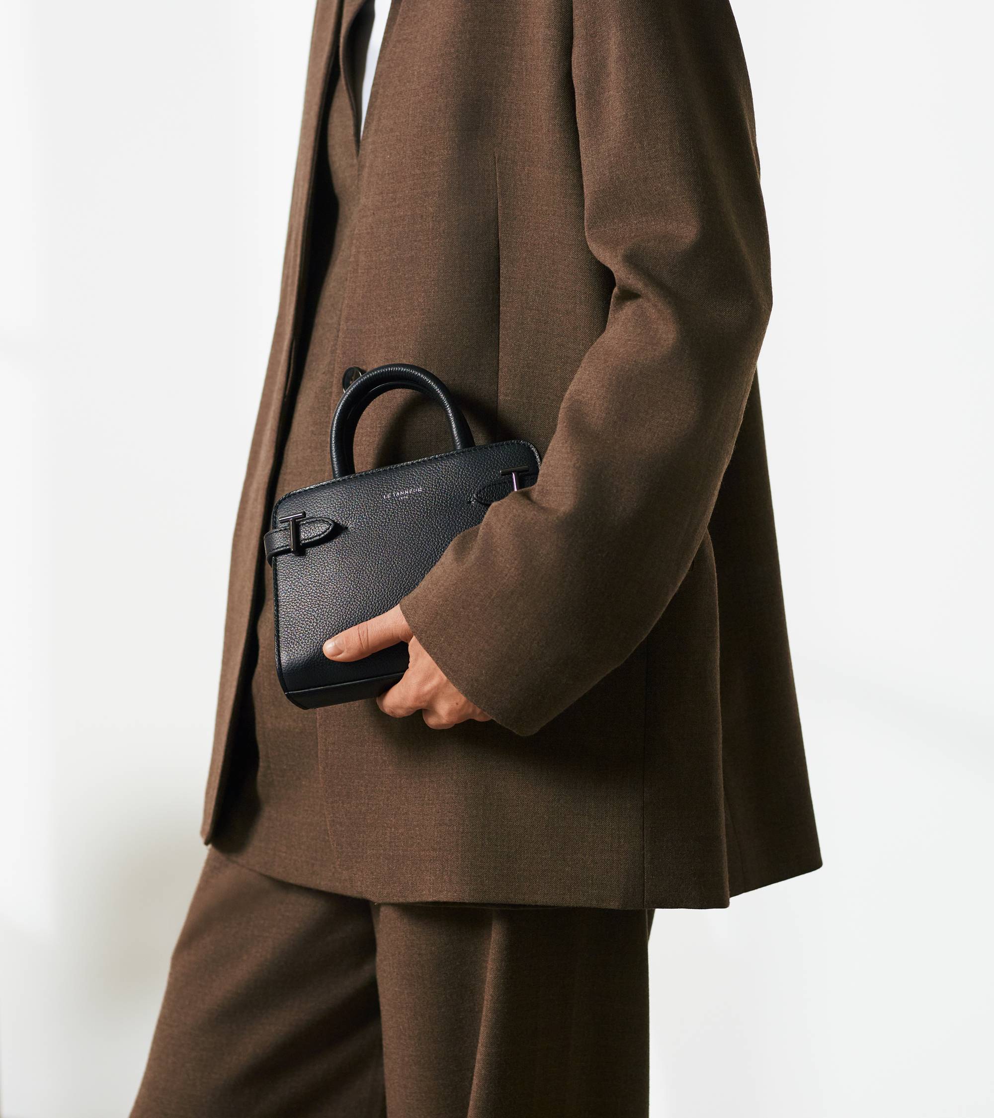 Mini sac à main Emilie en cuir grainé