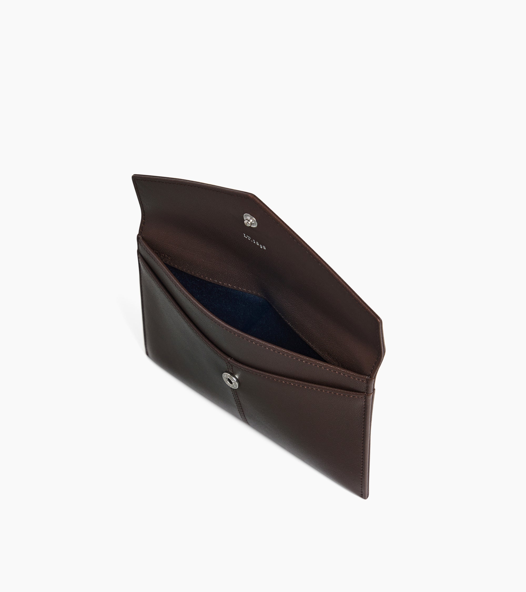 Pochette enveloppe moyen modèle Paulette en cuir lisse