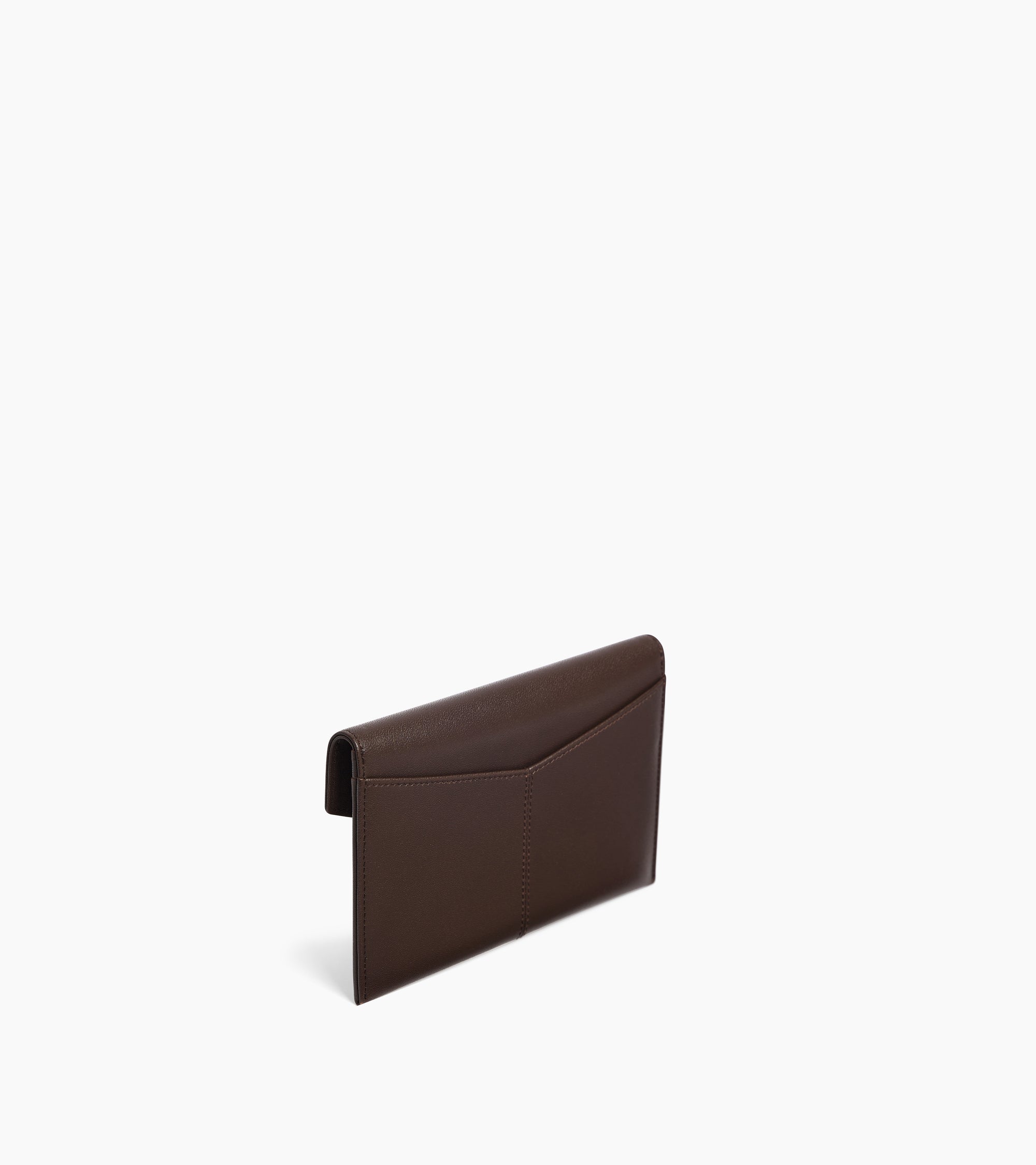 Pochette enveloppe moyen modèle Paulette en cuir lisse