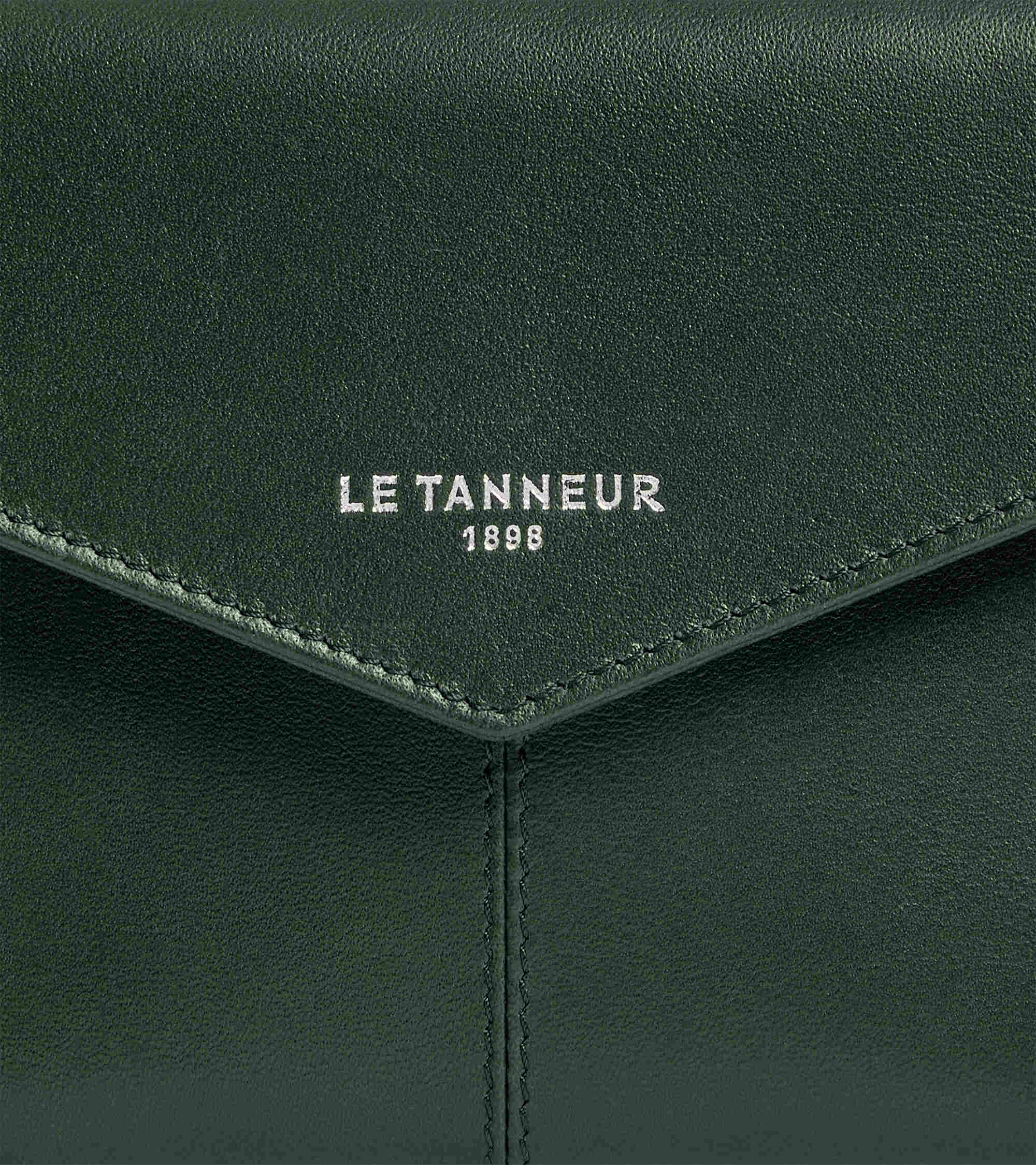 Pochette enveloppe moyen modèle Paulette en cuir lisse