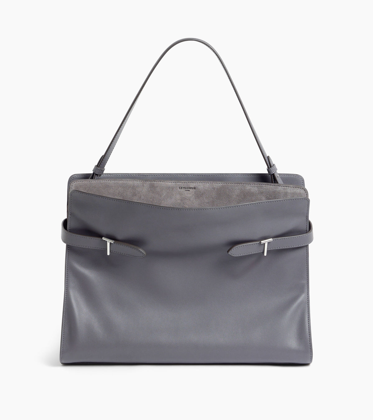 Maxi-Handtasche Emie aus Glatt- und Nubukleder
