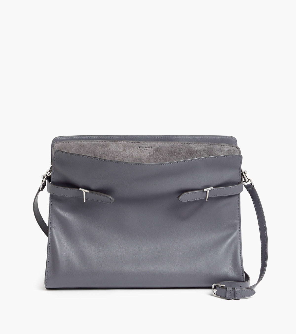Maxi-Handtasche Emie aus Glatt- und Nubukleder