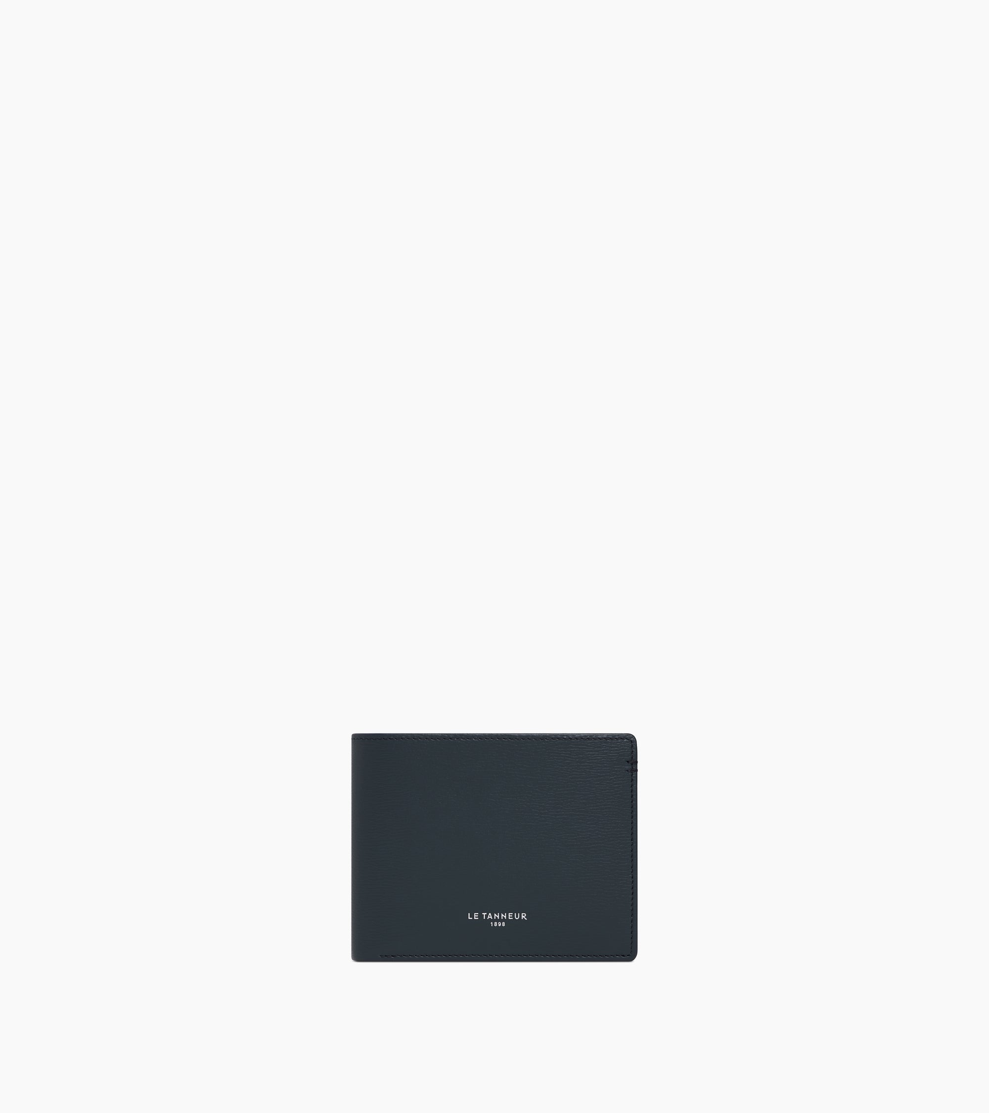 Lucien horizontal two-fold wallet in bonded leather