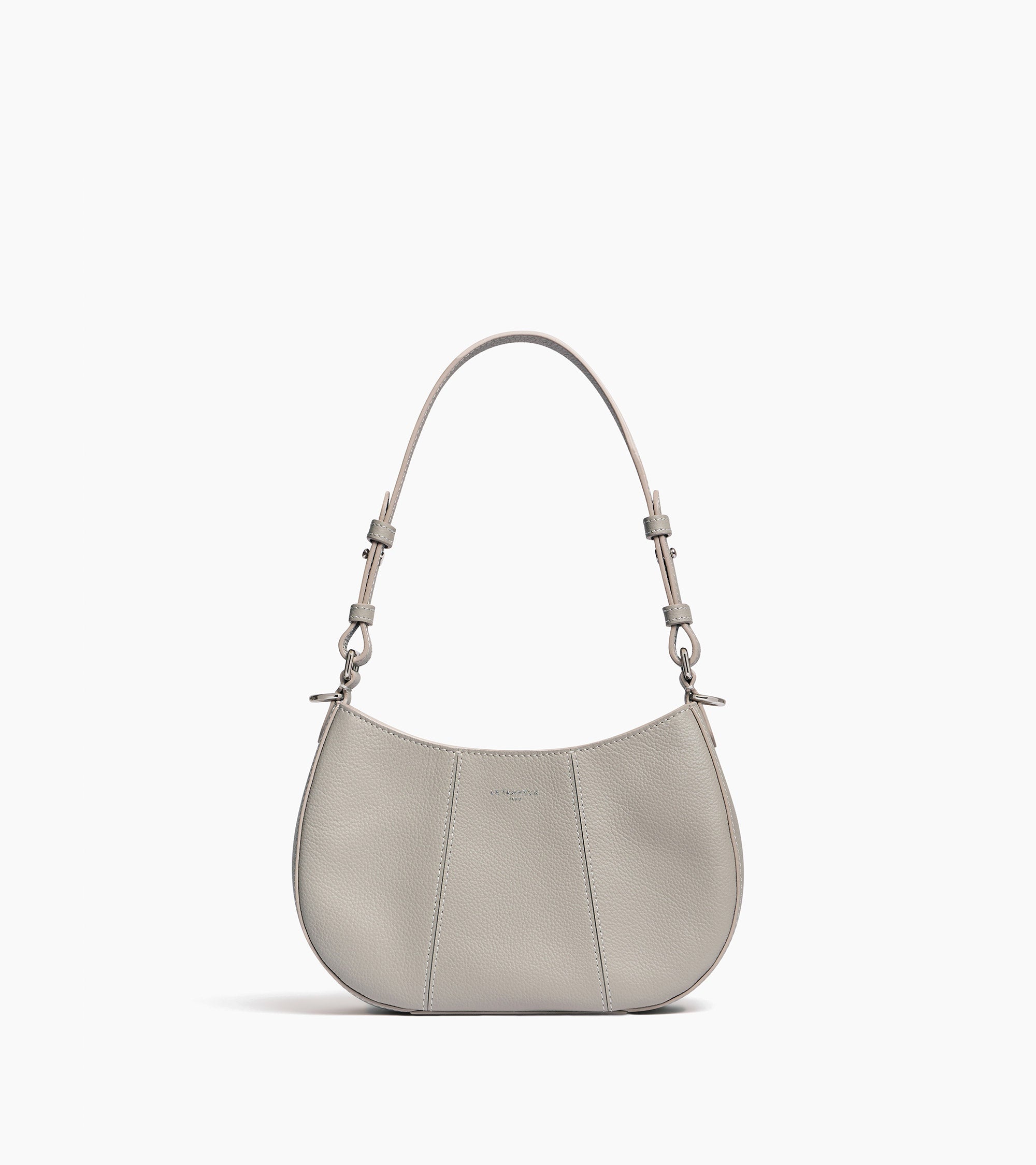 Petit sac demi-lune Juliette en cuir grainé