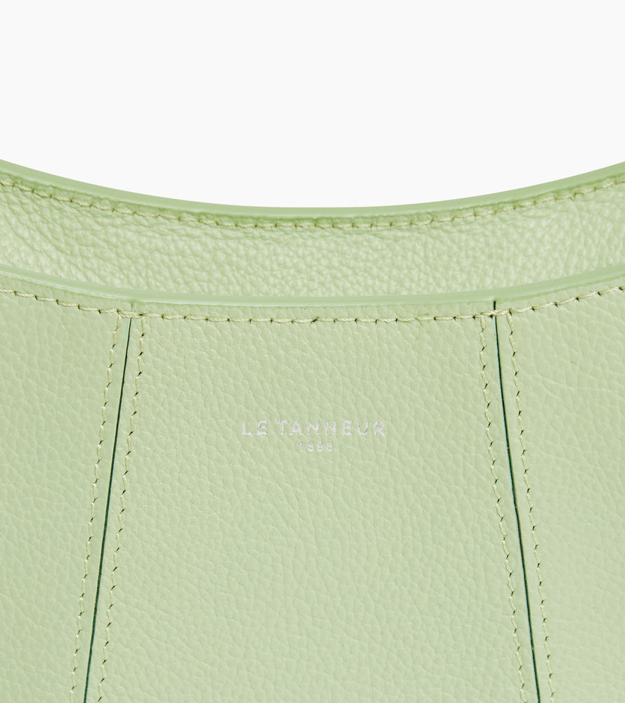 Juliette small half-moon bag in grained leather