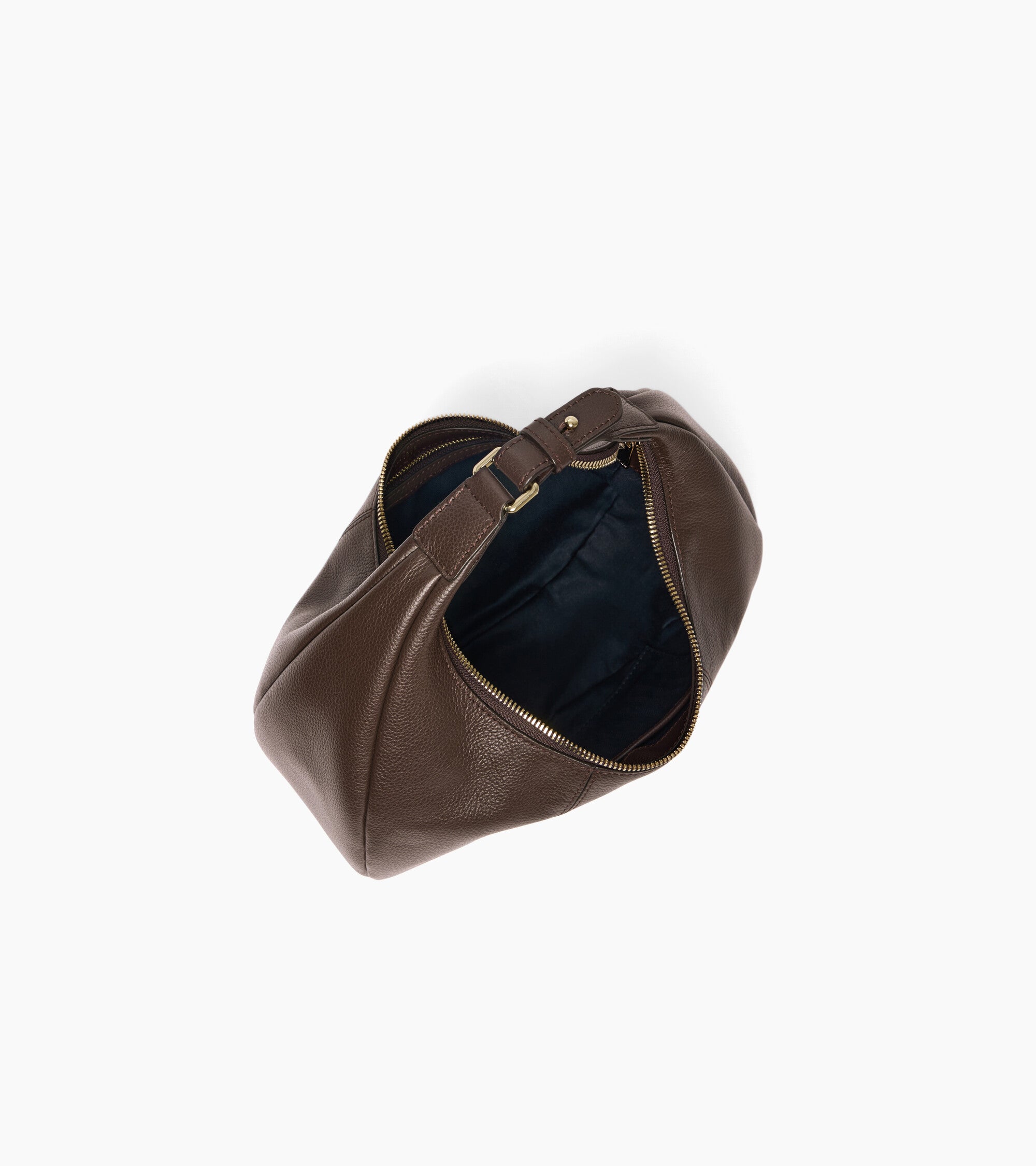 Juliette small hobo bag in grained leather